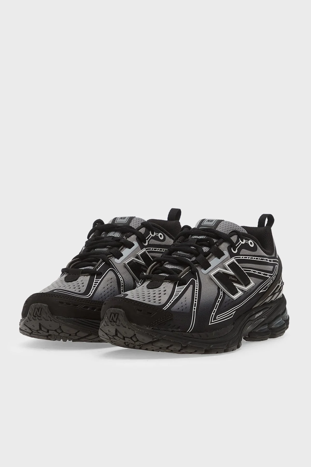 New Balance 1906 Logolu Bağcıklı Sneaker Unisex Ayakkabı U19069BR Siyah - 3
