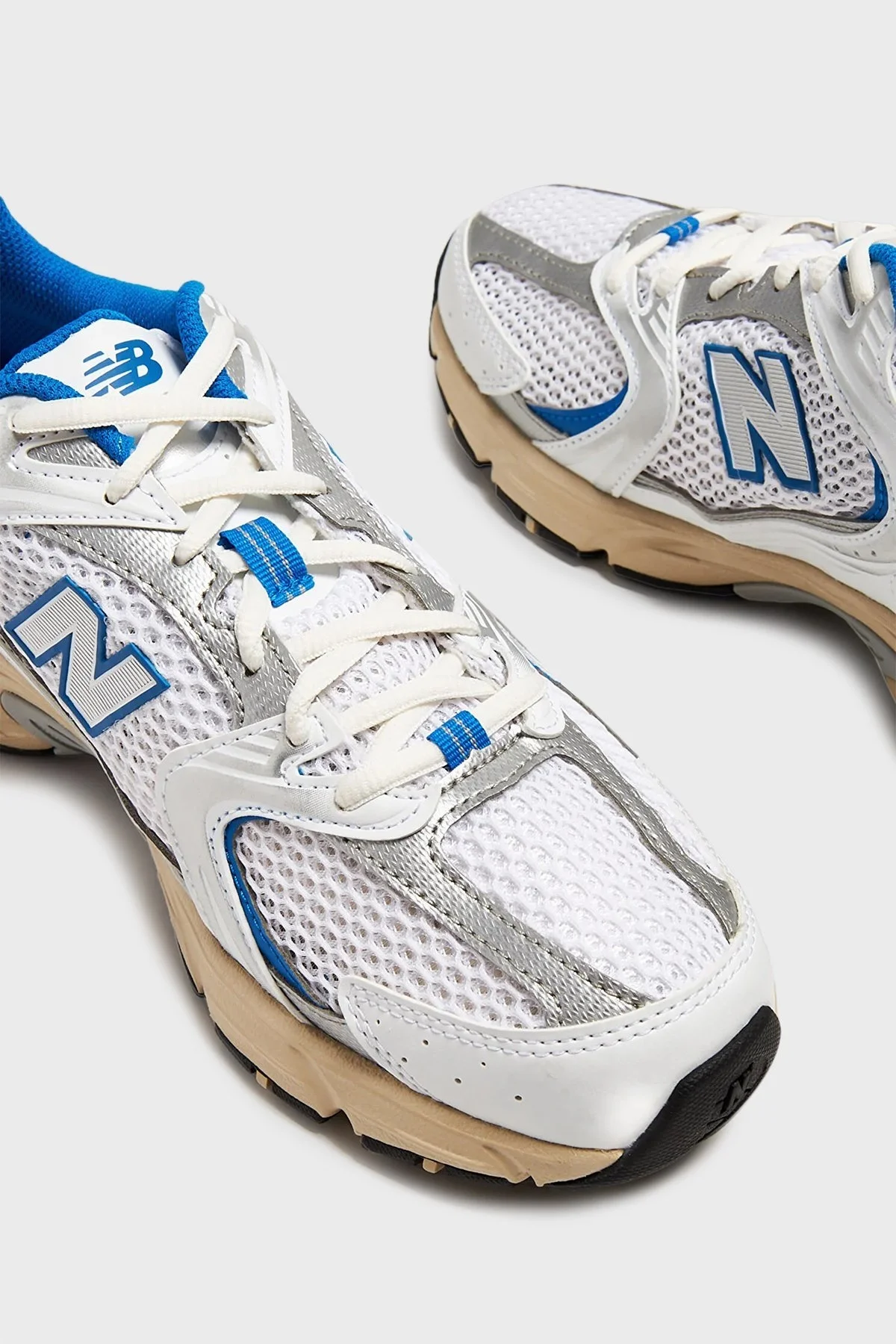 New Balance 530 Günlük Spor Erkek Ayakkabı MR530EA BEYAZ-MAVİ - 3