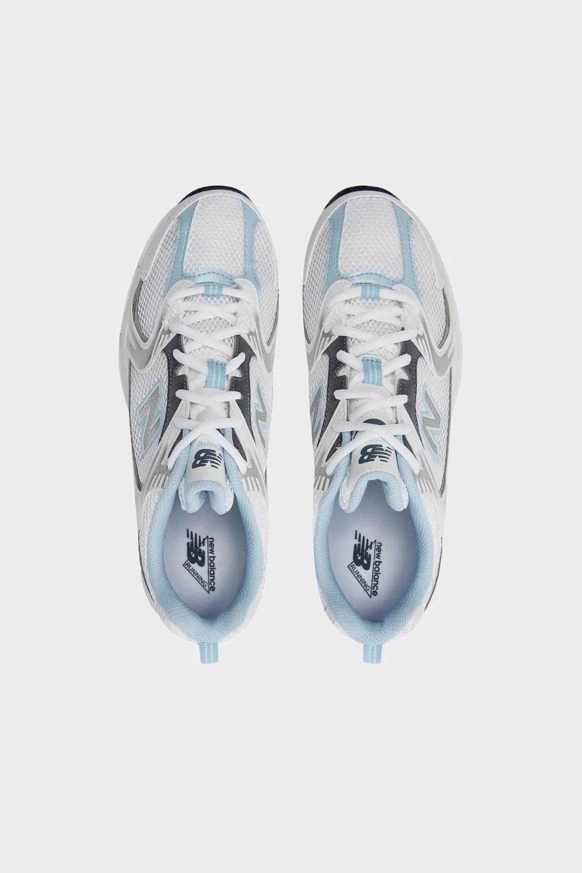 New Balance 530 Günlük Spor Erkek Ayakkabı MR530RA BEYAZ-AÇIK MAVİ - 5