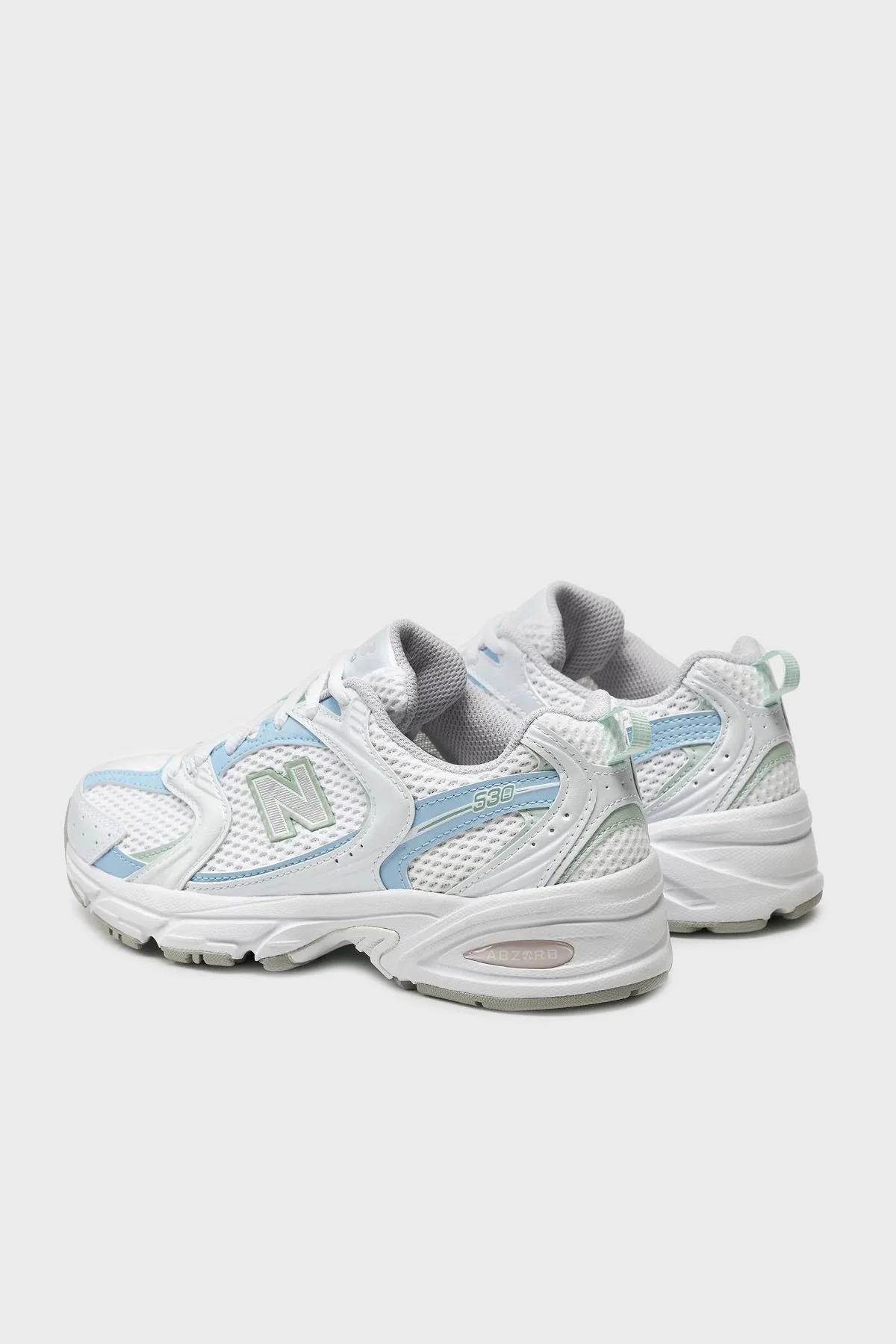 New Balance 530 Koşu Spor Bayan Ayakkabı MR530PC BEYAZ-MİNT - 3