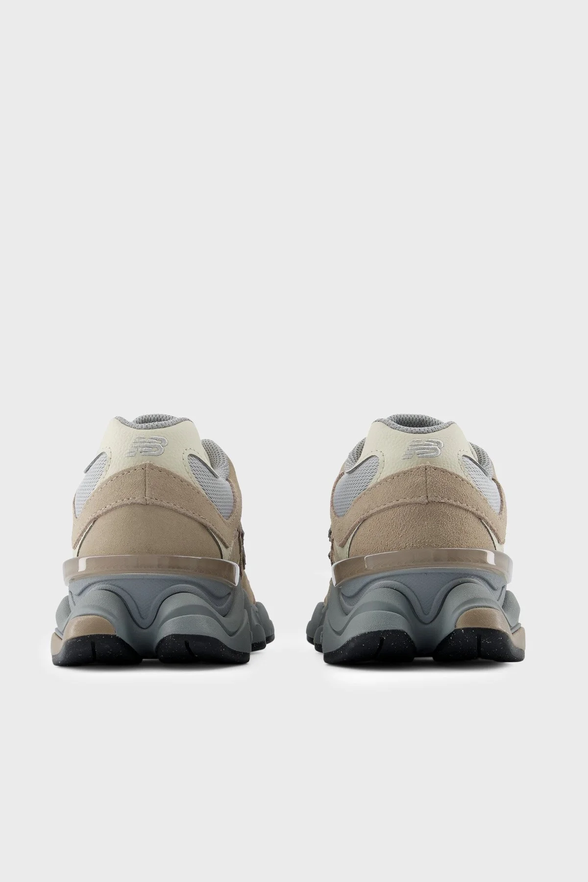 New Balance 9060 Süet ve File Sneaker Unisex Ayakkabı U90608DB Sütlü kahve-gri - 4
