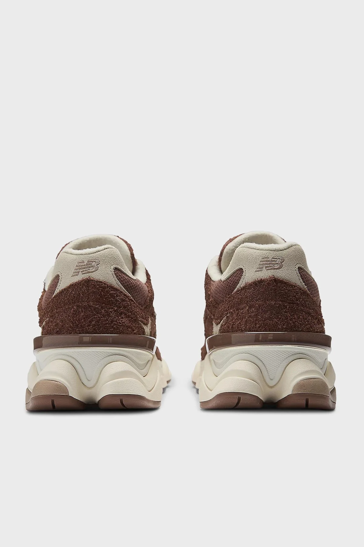 New Balance Deri Karışımlı Logolu Bağcıklı Bayan Ayakkabı U9060CCC KAHVE-BEJ - 6