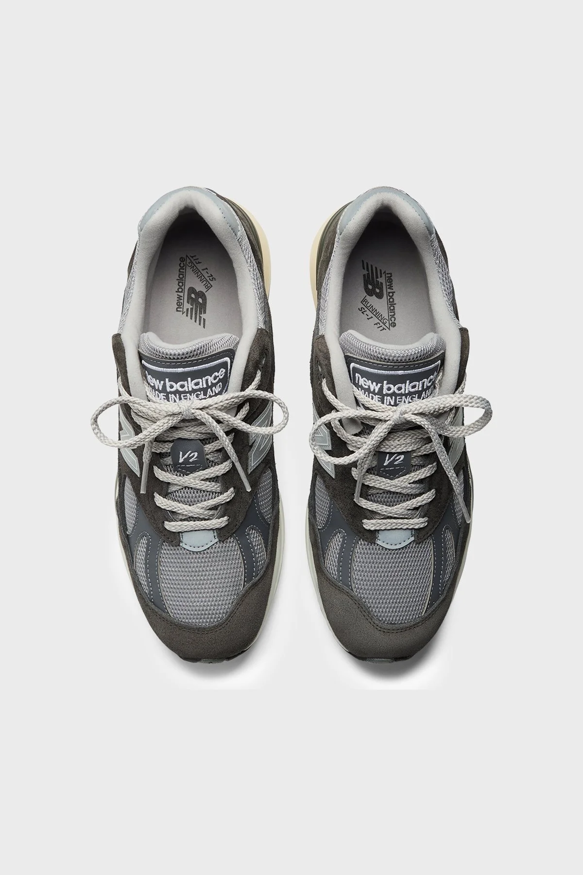 New Balance Deri Karışımlı Logolu Erkek Ayakkabı U991RG2 FÜME - 3