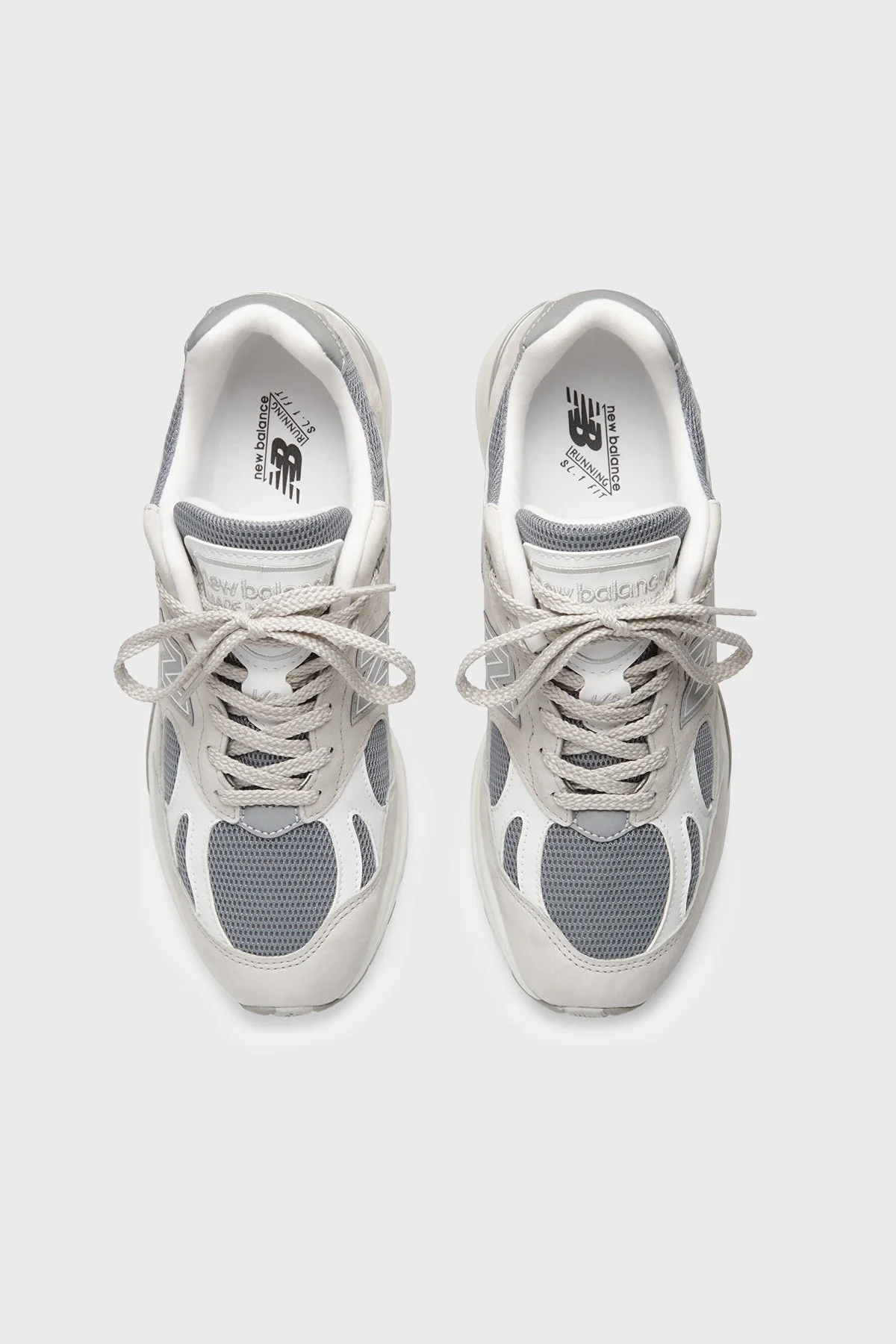 New Balance Deri Karışımlı Logolu Sneaker Erkek Ayakkabı U991LG2 GRİ - 3