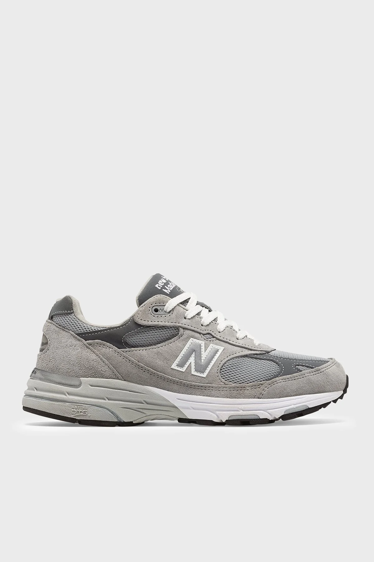 New Balance Deri Karışımlı Logolu Sneaker Kadın Ayakkabı WR993GL Gri - 1