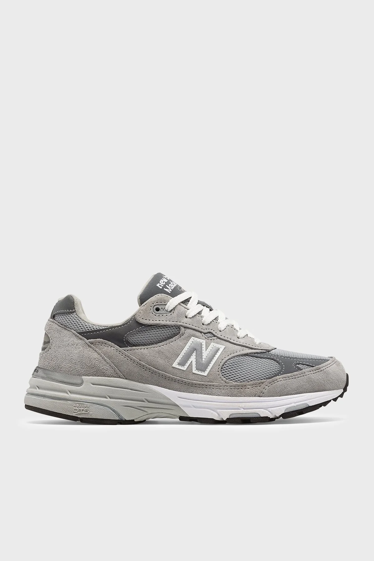 New Balance Deri Karışımlı Sneaker Erkek Ayakkabı MR993GL Gri - 1