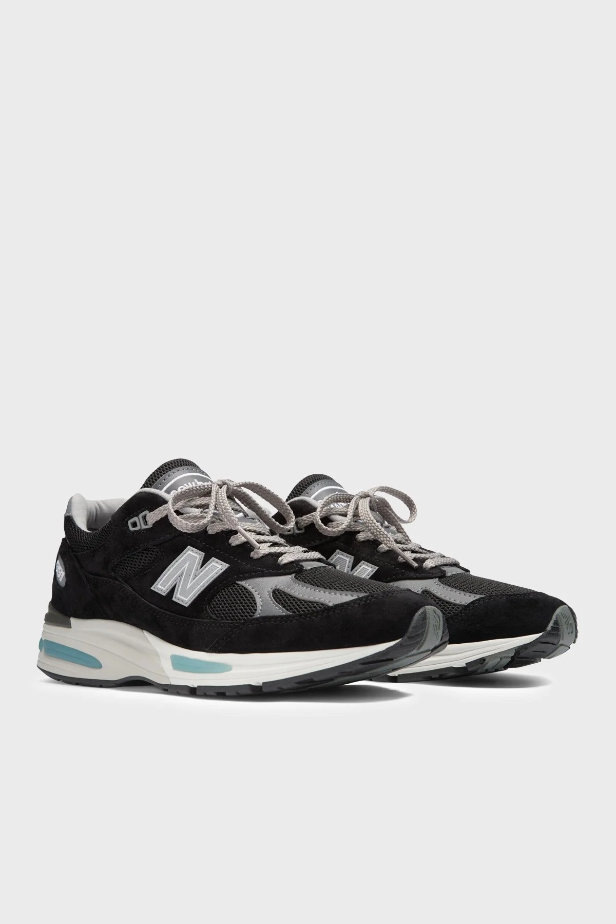 New Balance Deri Karışımlı Sneaker Erkek Ayakkabı U991BK2 Siyah - 3