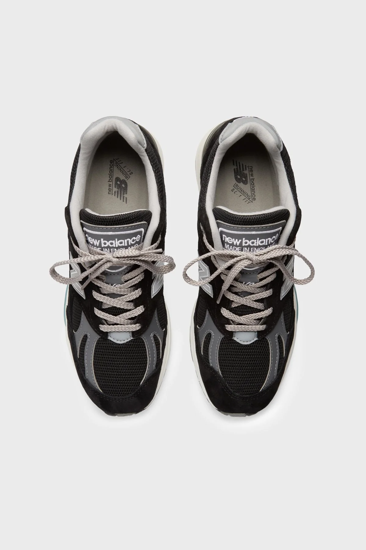 New Balance Deri Karışımlı Sneaker Erkek Ayakkabı U991BK2 Siyah - 4
