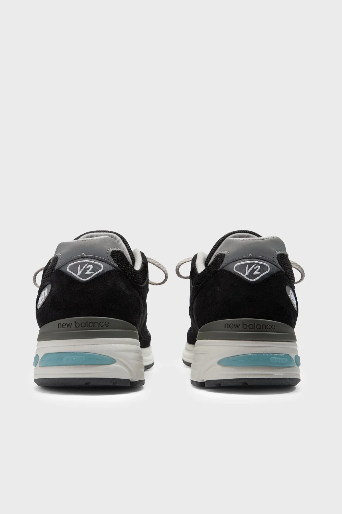 New Balance Deri Karışımlı Sneaker Erkek Ayakkabı U991BK2 Siyah - 6