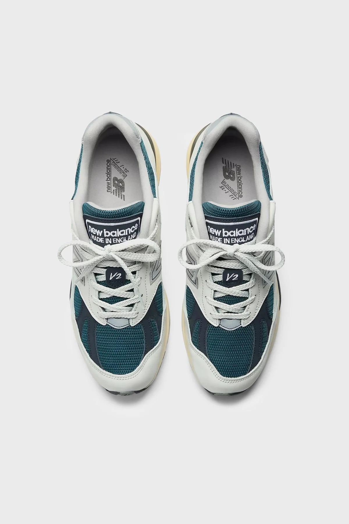 New Balance Deri Karışımlı Sneaker Erkek Ayakkabı U991TO2 Gri-petrol - 4