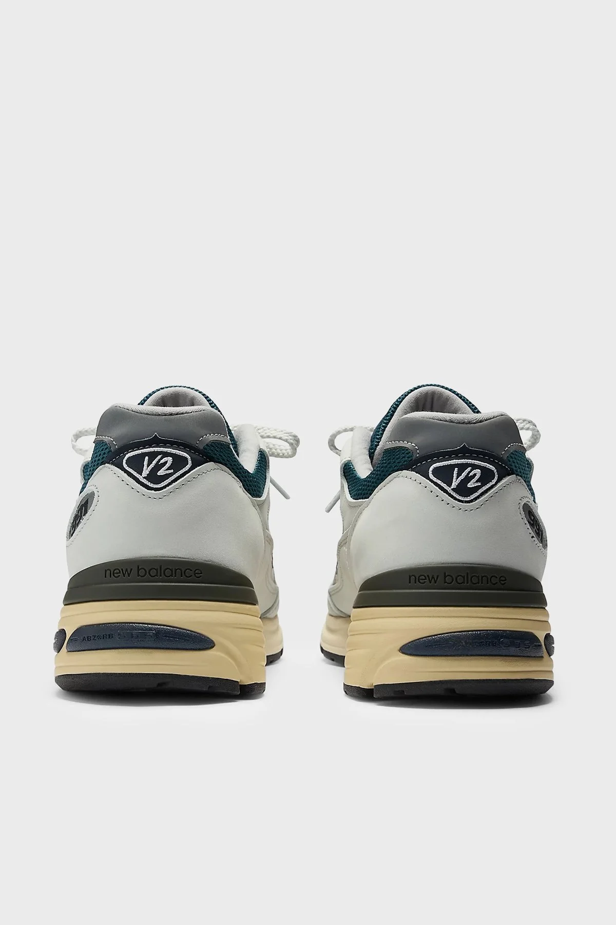 New Balance Deri Karışımlı Sneaker Erkek Ayakkabı U991TO2 Gri-petrol - 5