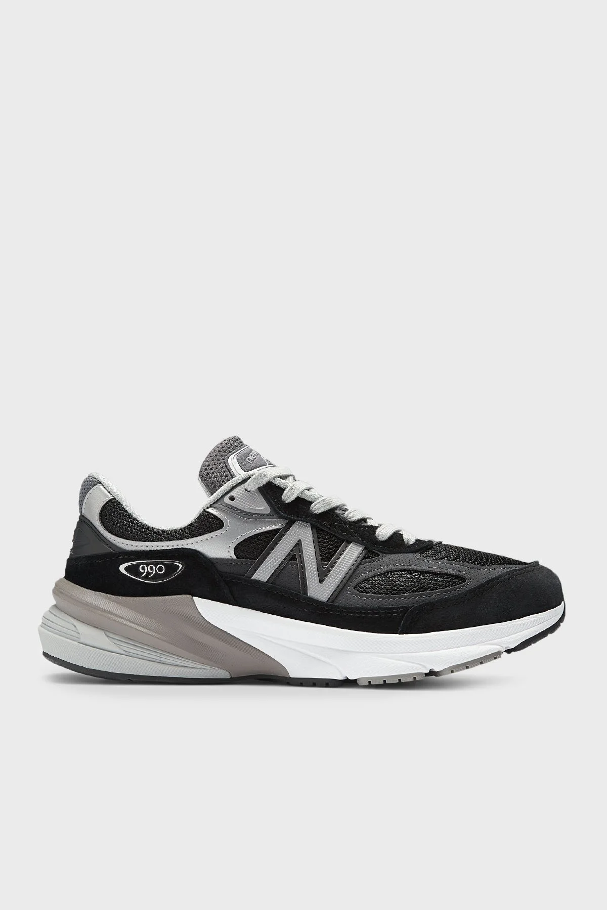 New Balance Deri Kalın Taban Sneaker Unisex Ayakkabı W990BK6 SİYAH - 1