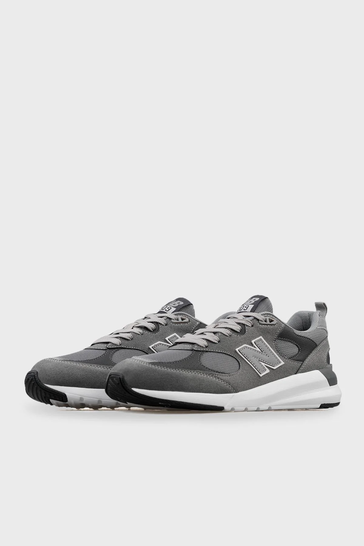 New Balance Lifestyle Süet Fileli Tasarım Günlük Spor Erkek Ayakkabı MS109GGM GRİ - 8