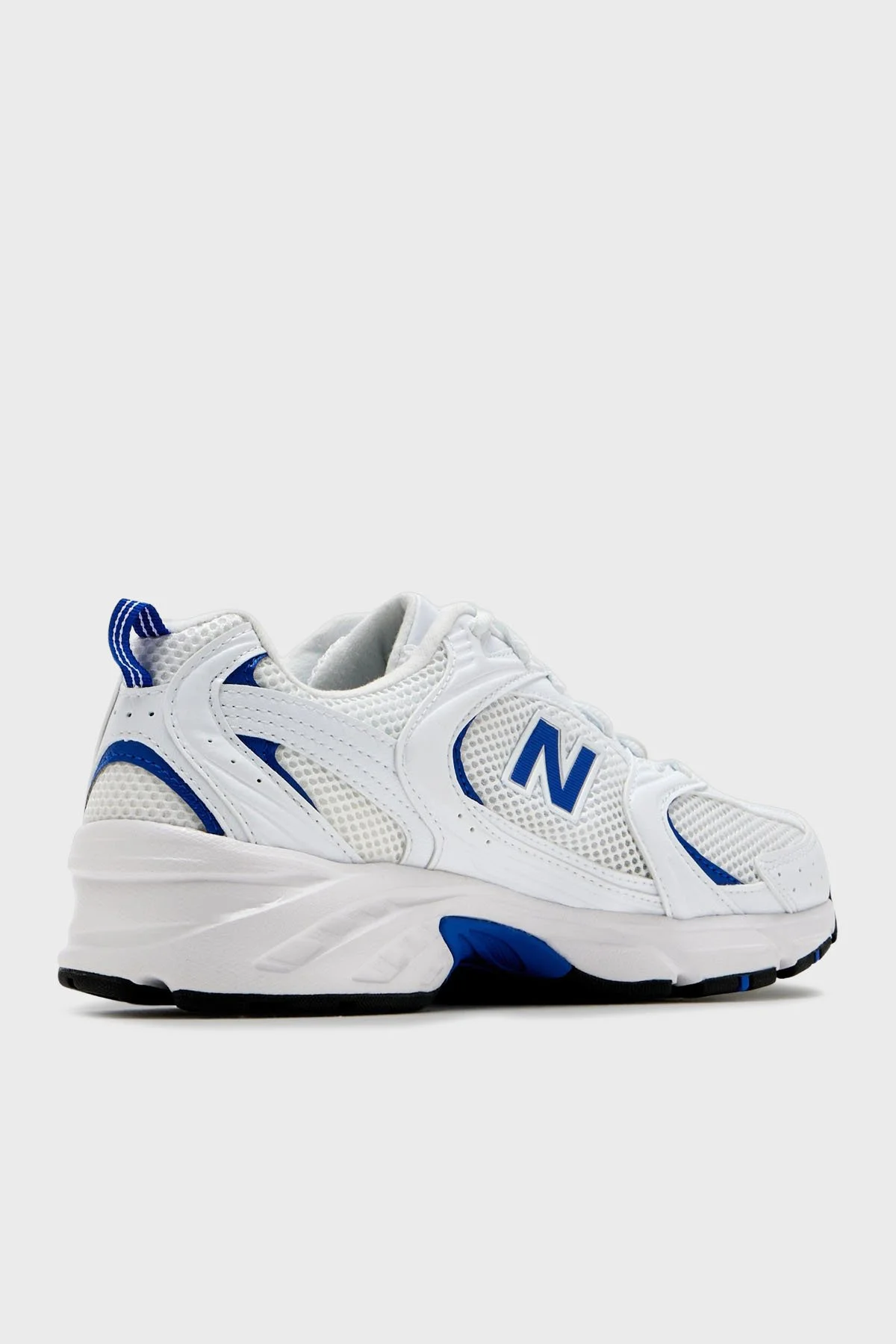 New Balance Logolu Bağcıklı Sneaker Bayan Ayakkabı U530CSJ BEYAZ-SAKS - 4