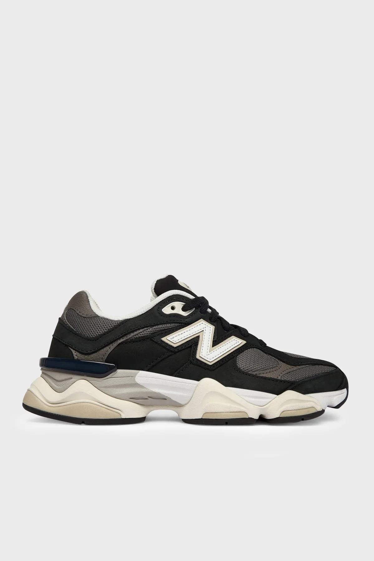 New Balance Logolu Bağcıklı Sneaker Unisex Ayakkabı U9060510 Siyah-beyaz - 1