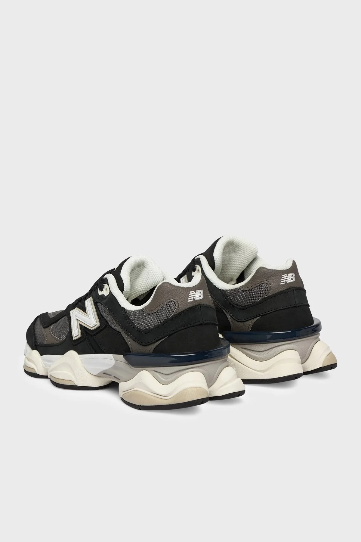 New Balance Logolu Bağcıklı Sneaker Unisex Ayakkabı U9060510 Siyah-beyaz - 3