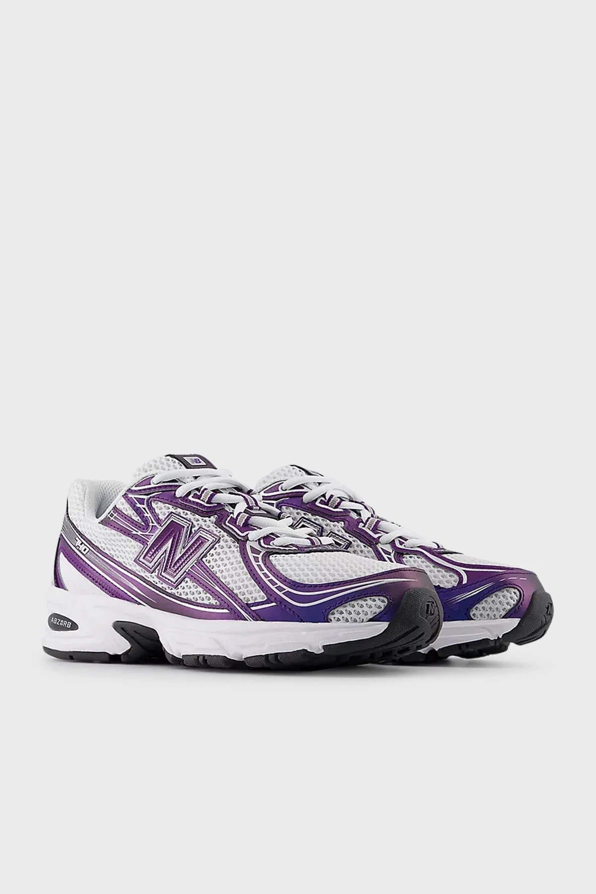 New Balance Logolu File Detaylı Sneaker Unisex Ayakkabı U740CG2 Beyaz-Fuşya - 2