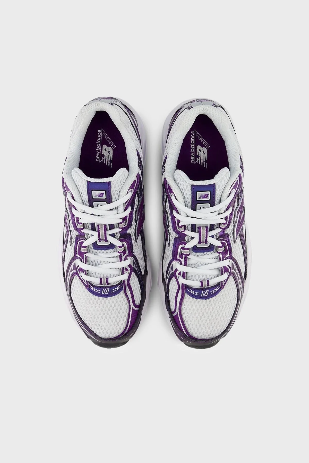 New Balance Logolu File Detaylı Sneaker Unisex Ayakkabı U740CG2 Beyaz-Fuşya - 4