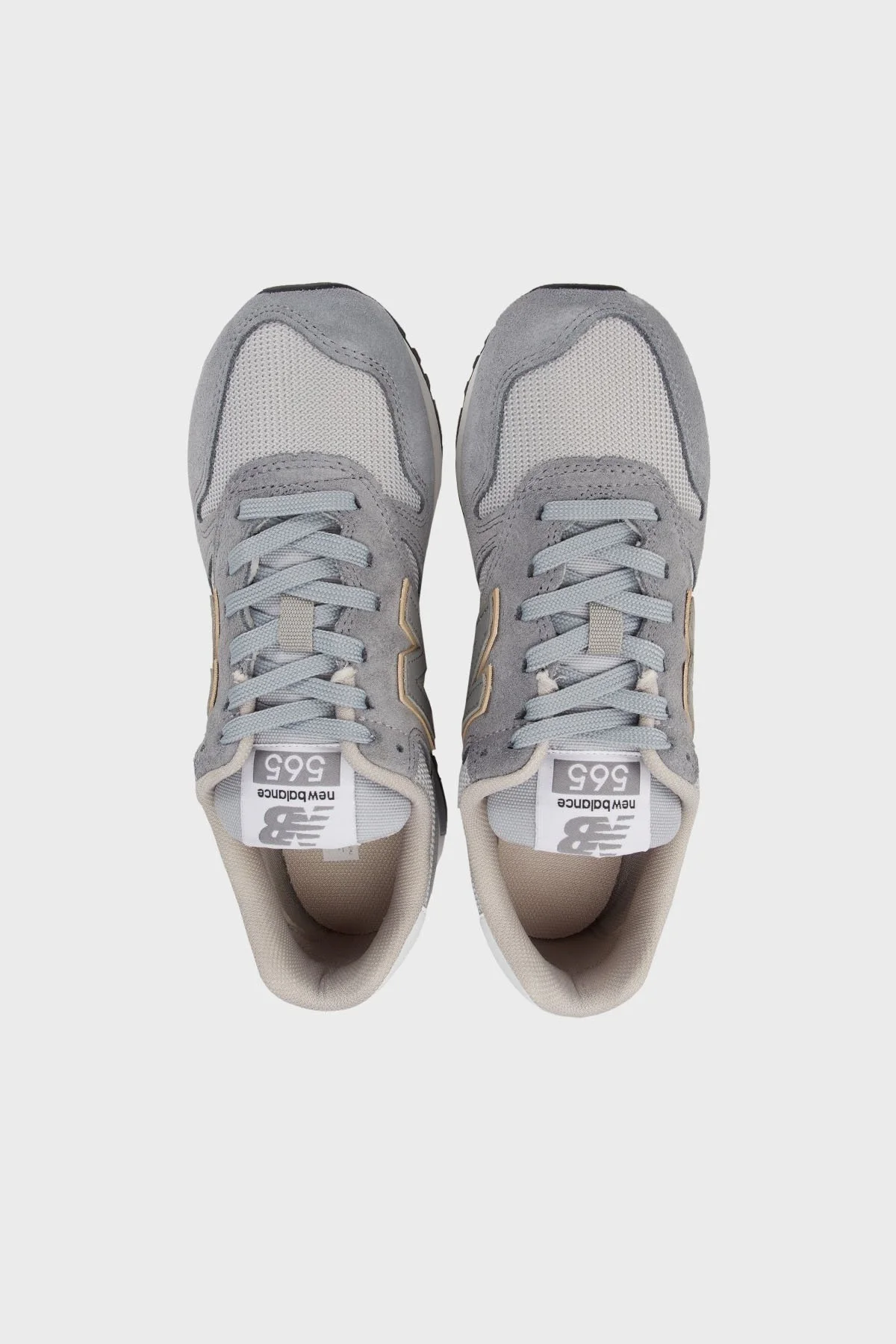 New Balance Logolu Fileli Sneaker NB Lifestyle Bayan Ayakkabı WL565BGG BEJ - 9