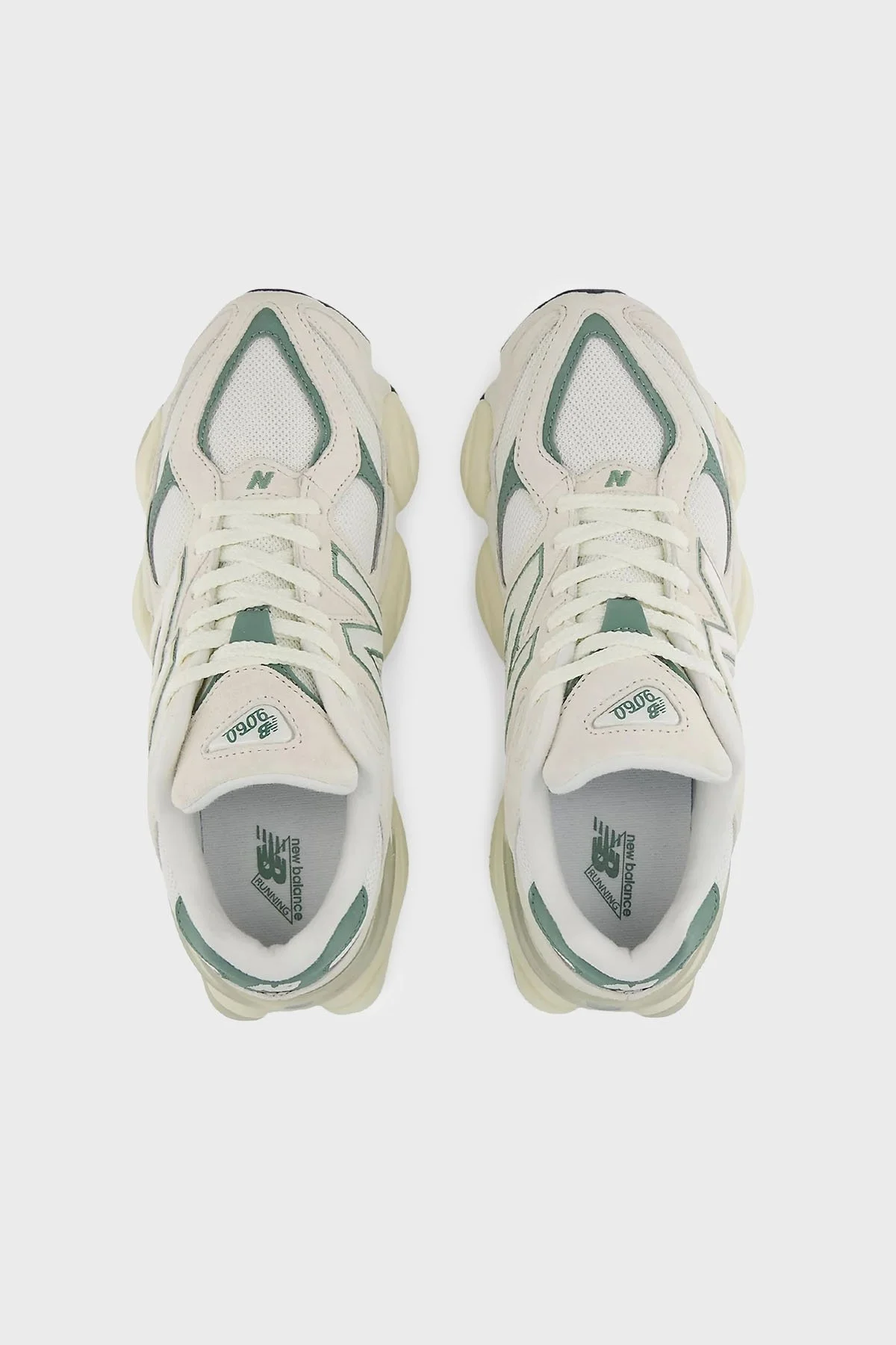 New Balance Logolu Hakiki Deri Kalın Tabanlı Sneaker Unisex Ayakkabı U9060EEI BEYAZ - 10