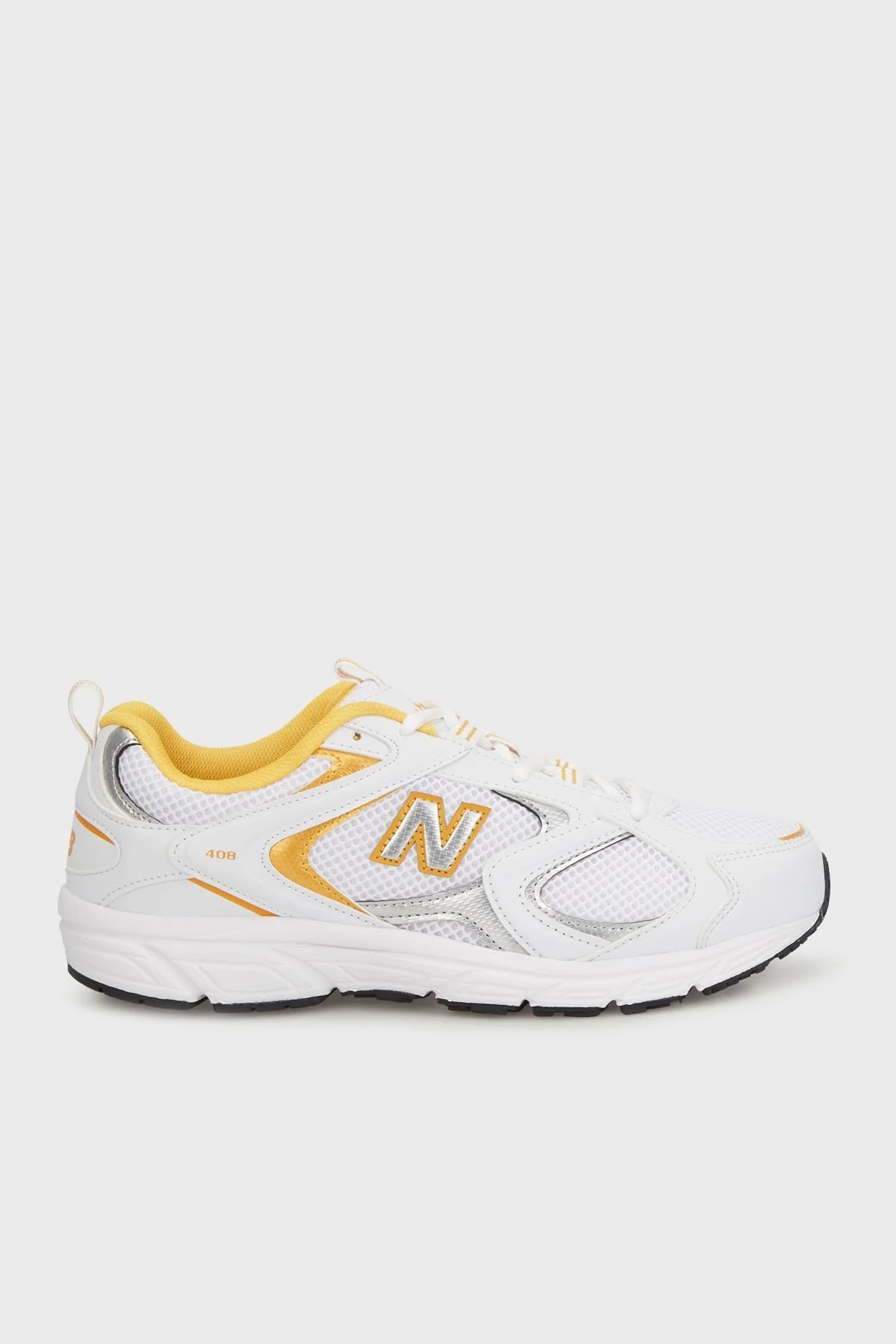 New Balance Logolu Kalın Taban Sneaker Unisex Ayakkabı ML408WO BEYAZ - 5