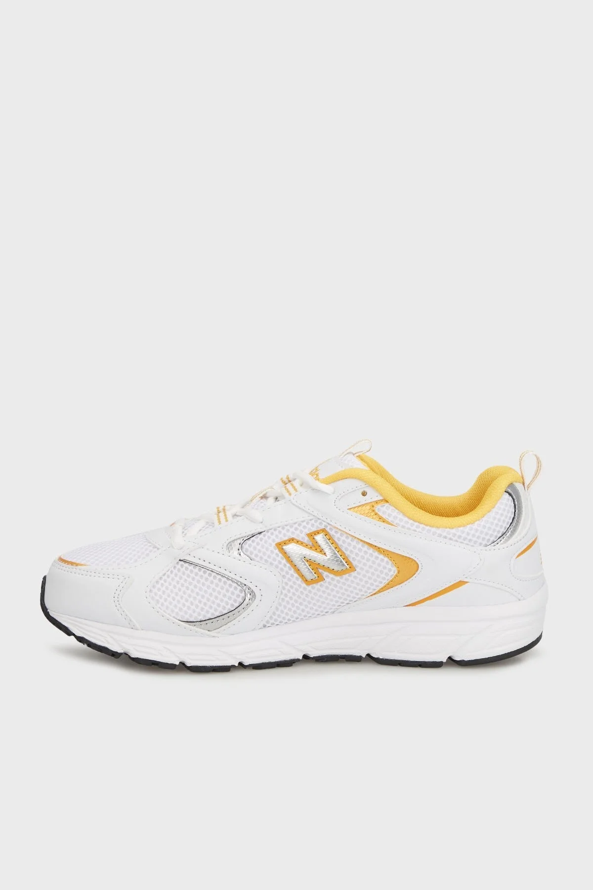 New Balance Logolu Kalın Taban Sneaker Unisex Ayakkabı ML408WO BEYAZ - 7