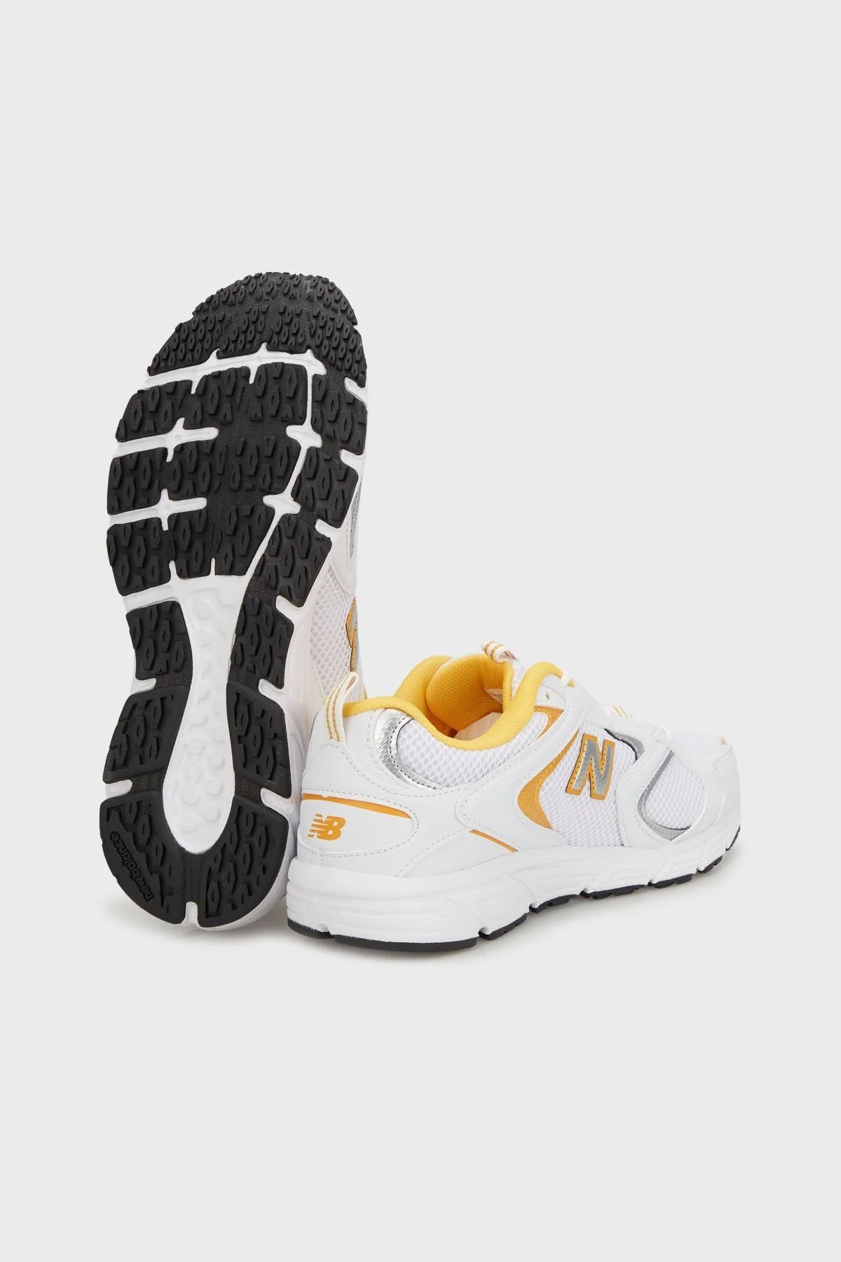 New Balance Logolu Kalın Taban Sneaker Unisex Ayakkabı ML408WO BEYAZ - 8