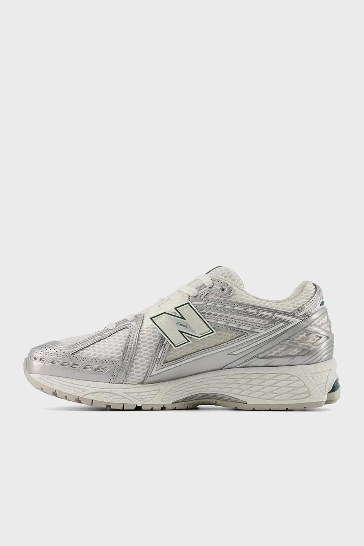 New Balance Logolu Metalik Görünümlü Sneaker Unisex Ayakkabı M1906REE BEYAZ-GÜMÜŞ - 7
