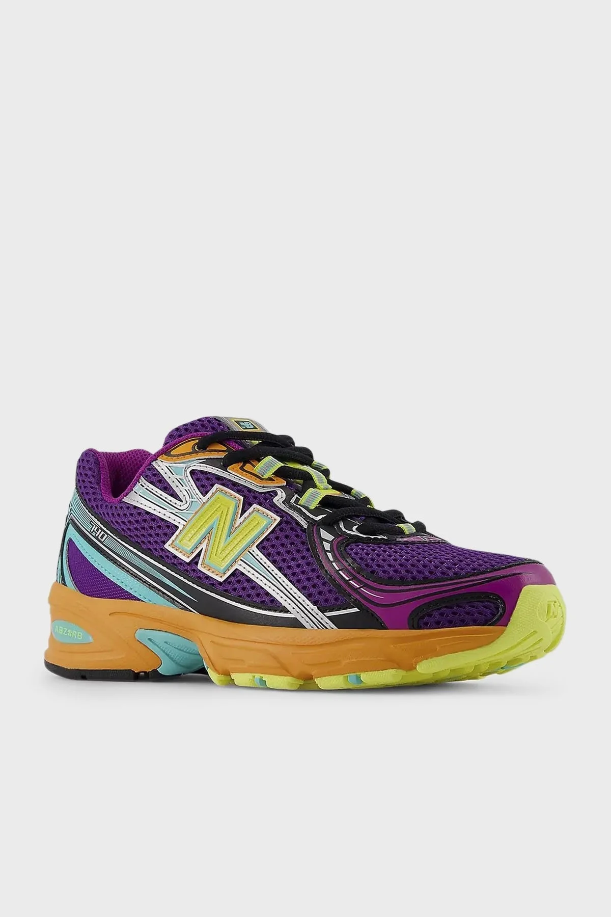 New Balance Logolu Renk Bloklu Sneaker Bayan Ayakkabı U740MC2 MOR - 2