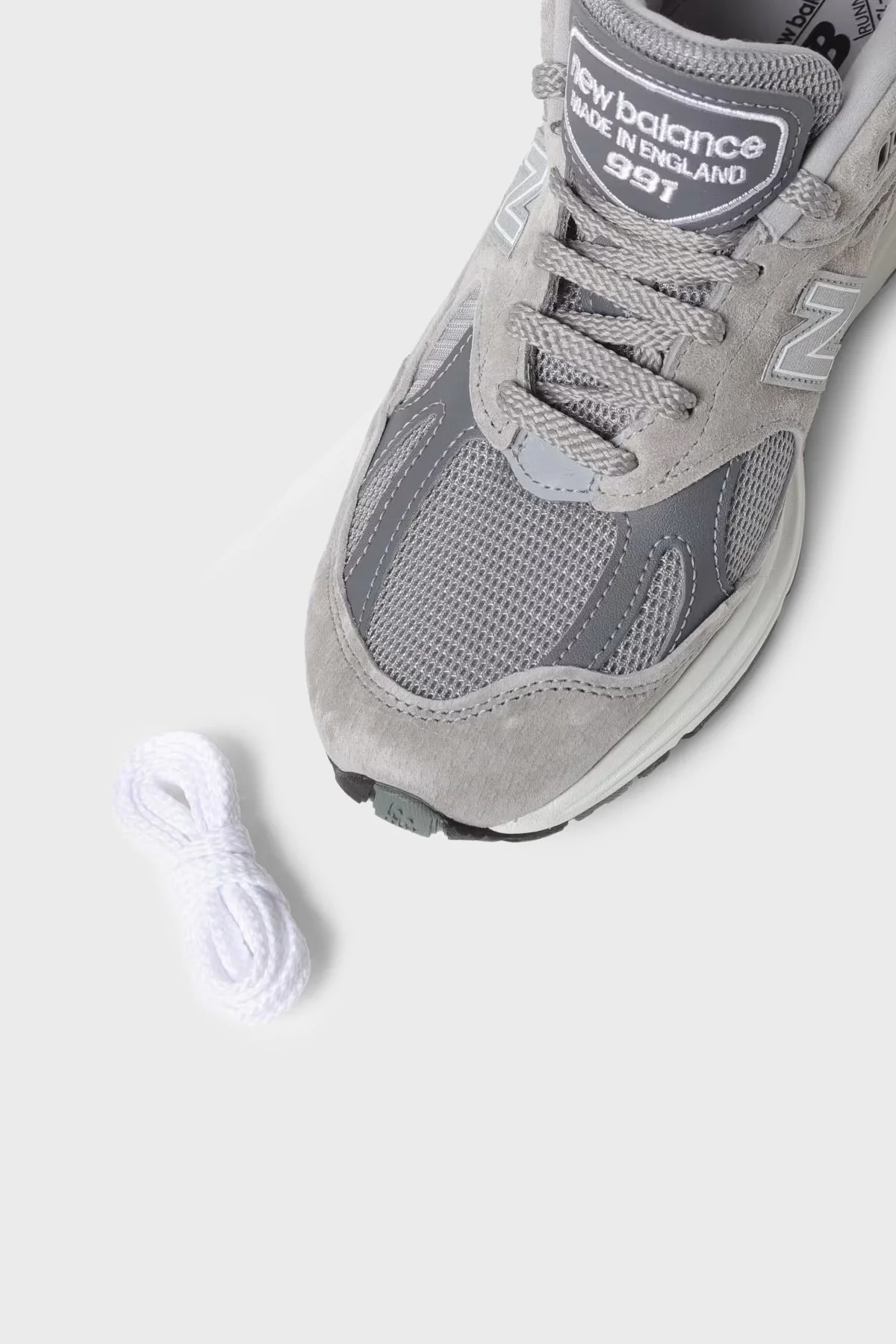 New Balance Logolu Sneaker Erkek Ayakkabı U991GL2 Gri - 3