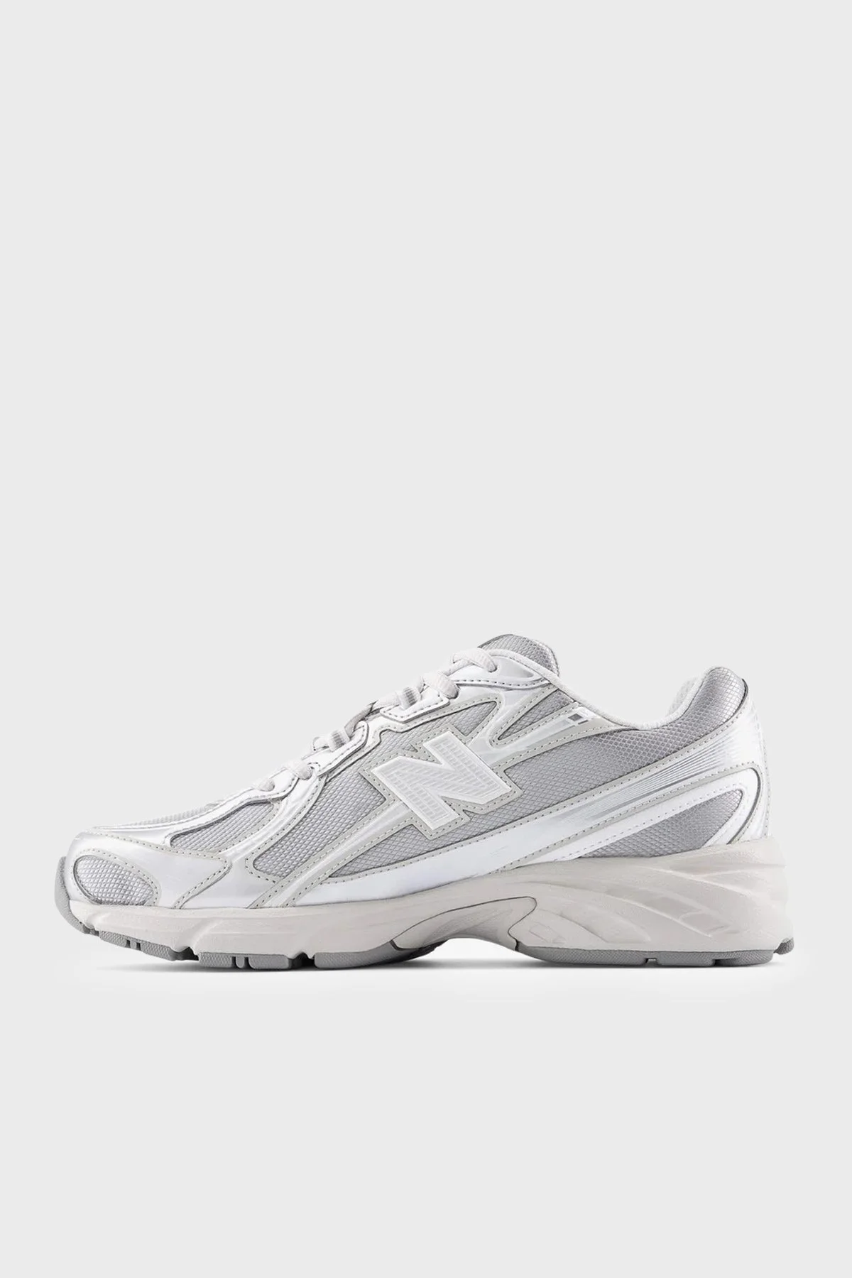 New Balance Logolu Sneaker Kadın Ayakkabı U7405I7 Gümüş - 4