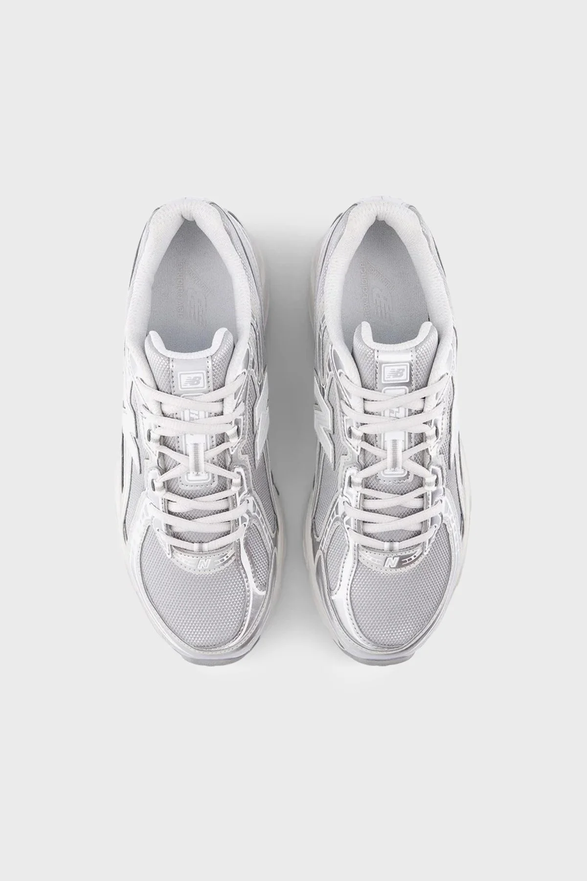 New Balance Logolu Sneaker Kadın Ayakkabı U7405I7 Gümüş - 5