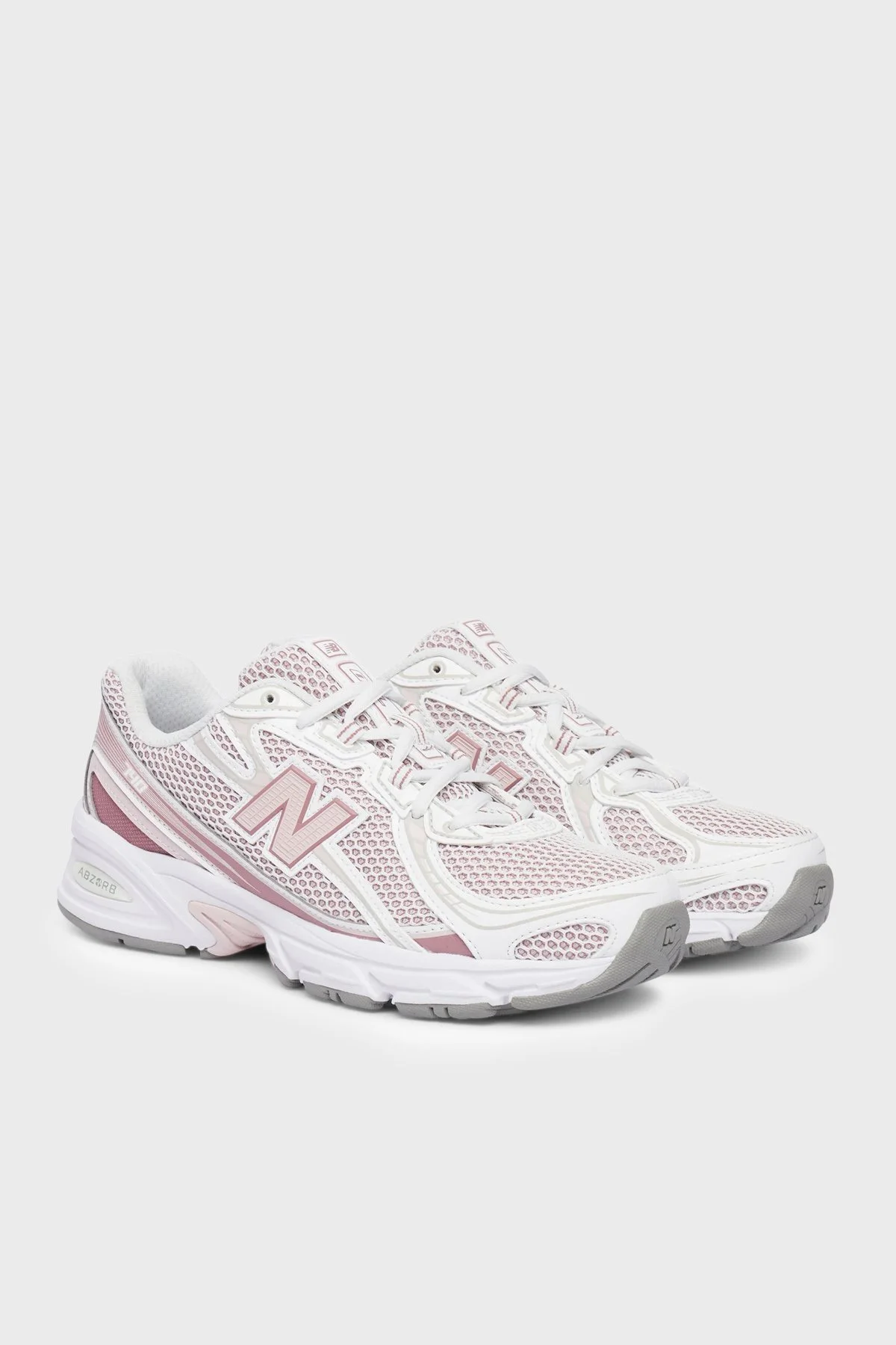 New Balance Logolu Sneaker Kadın Ayakkabı U74078Z Pembe-beyaz - 3