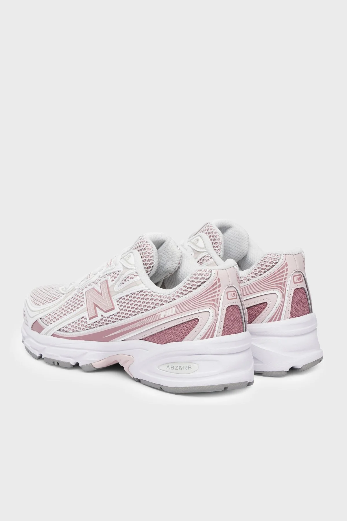 New Balance Logolu Sneaker Kadın Ayakkabı U74078Z Pembe-beyaz - 4