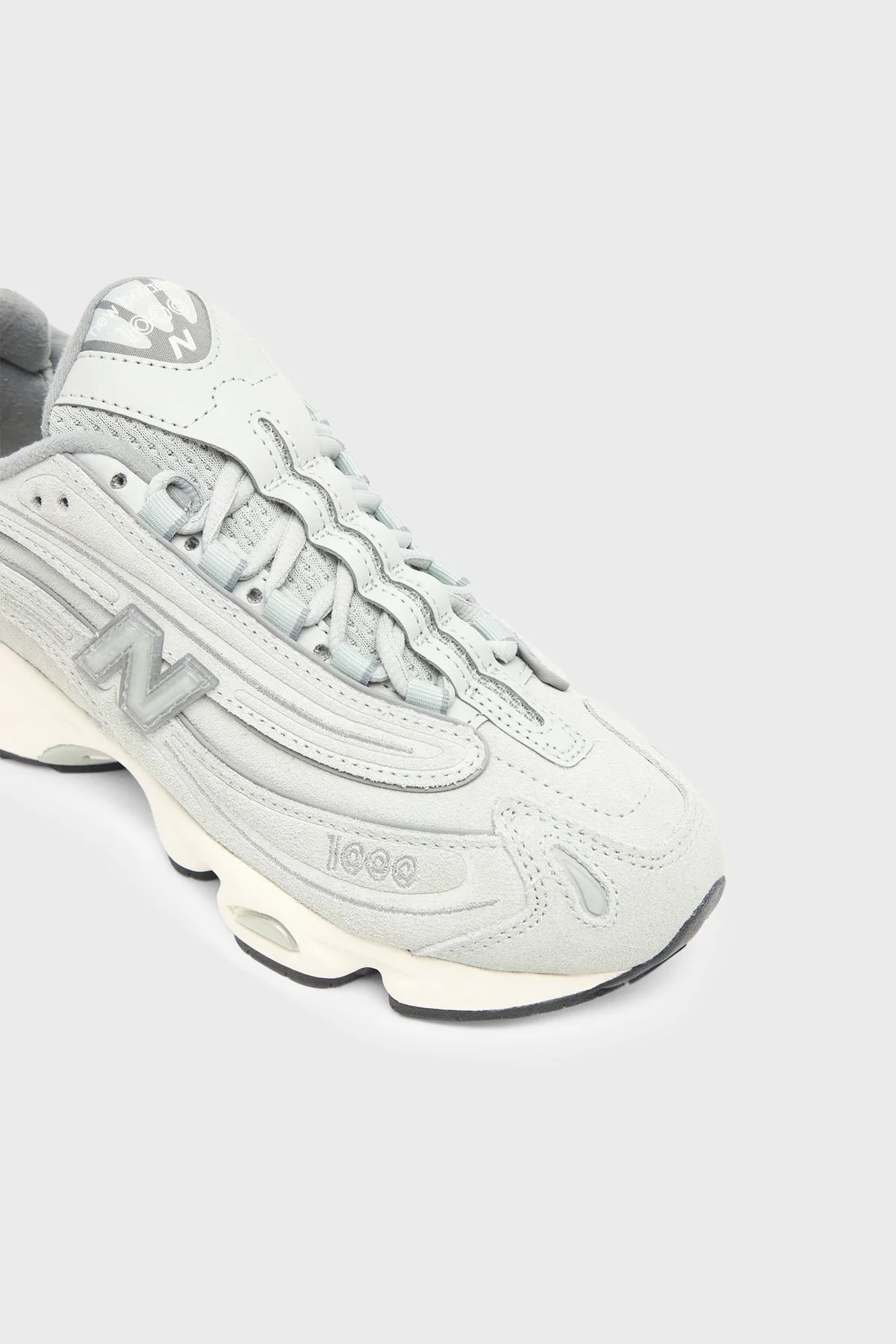 New Balance Logolu Sneaker Unisex Ayakkabı U10002LV Gri - 7