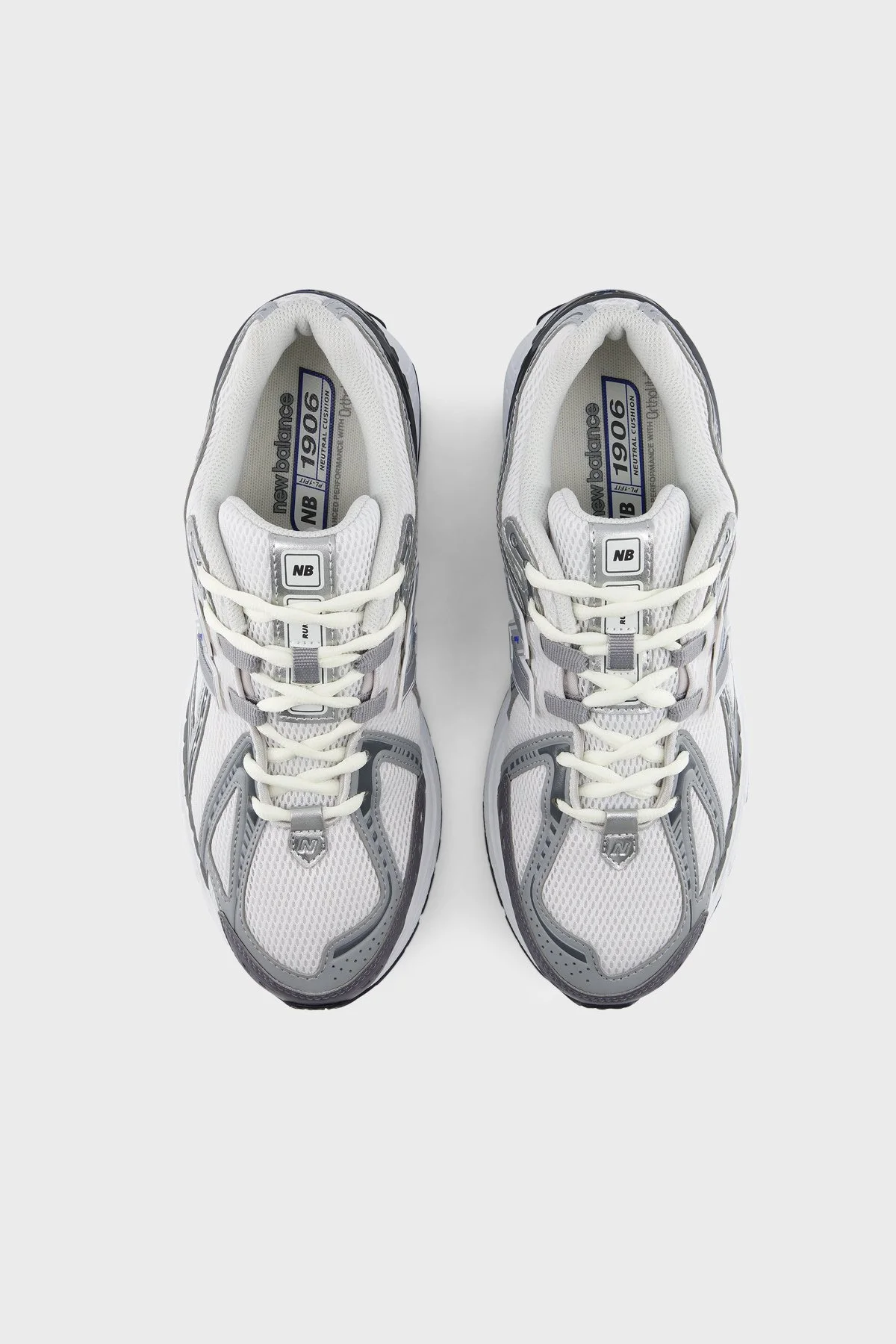 New Balance Logolu Sneaker Unisex Ayakkabı U190671F Gri-beyaz - 4