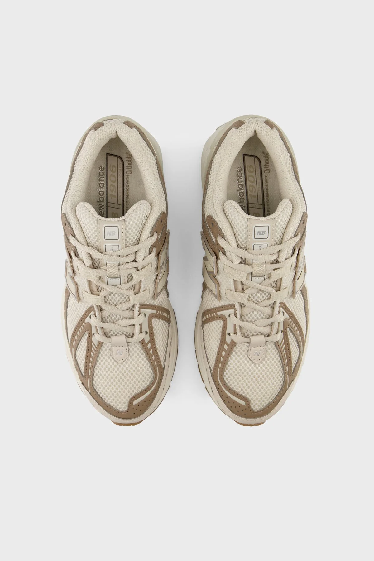 New Balance Logolu Sneaker Unisex Ayakkabı U19069FG Bej-kahve - 3