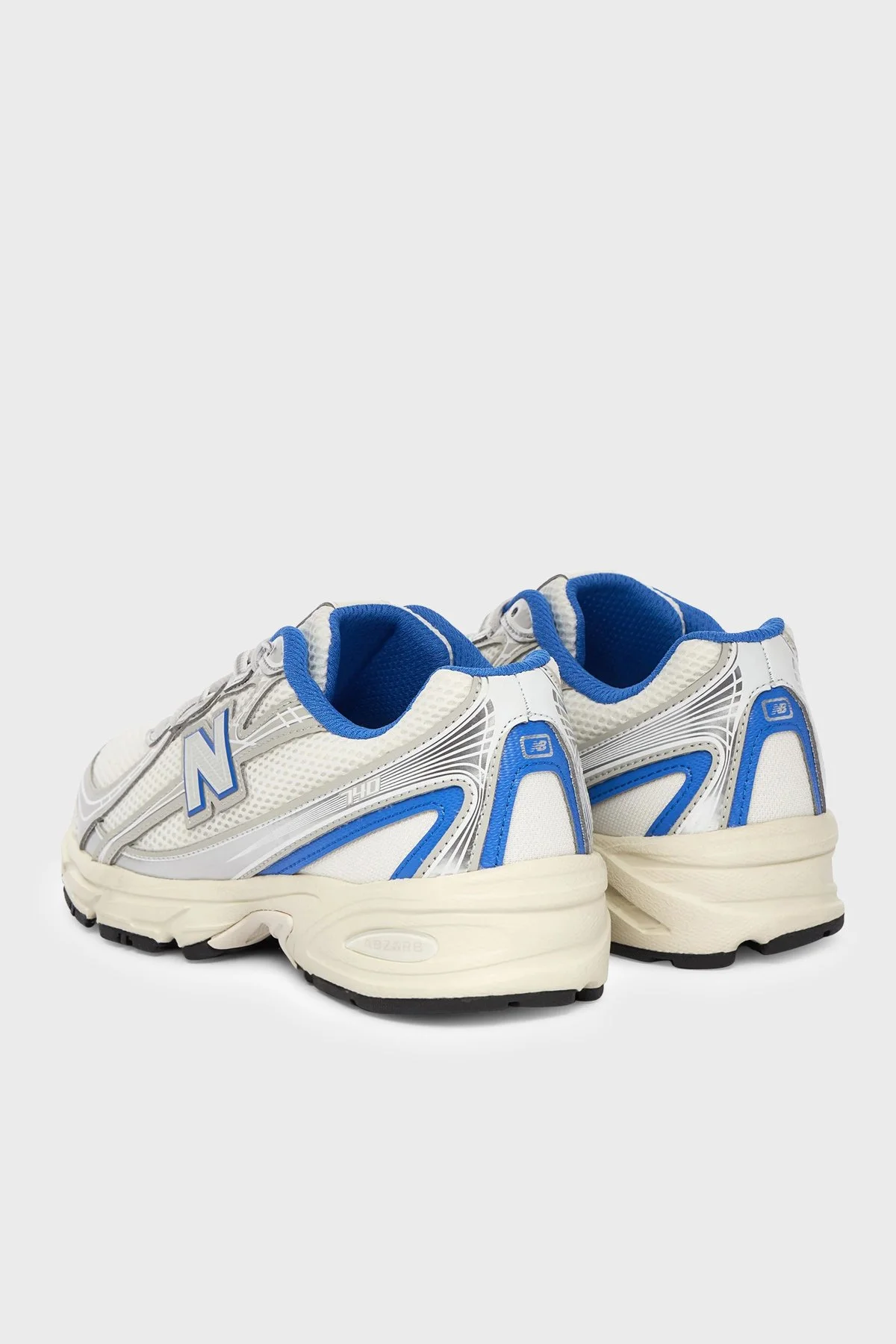New Balance Logolu Sneaker Unisex Ayakkabı U74034F Beyaz-mavi - 4
