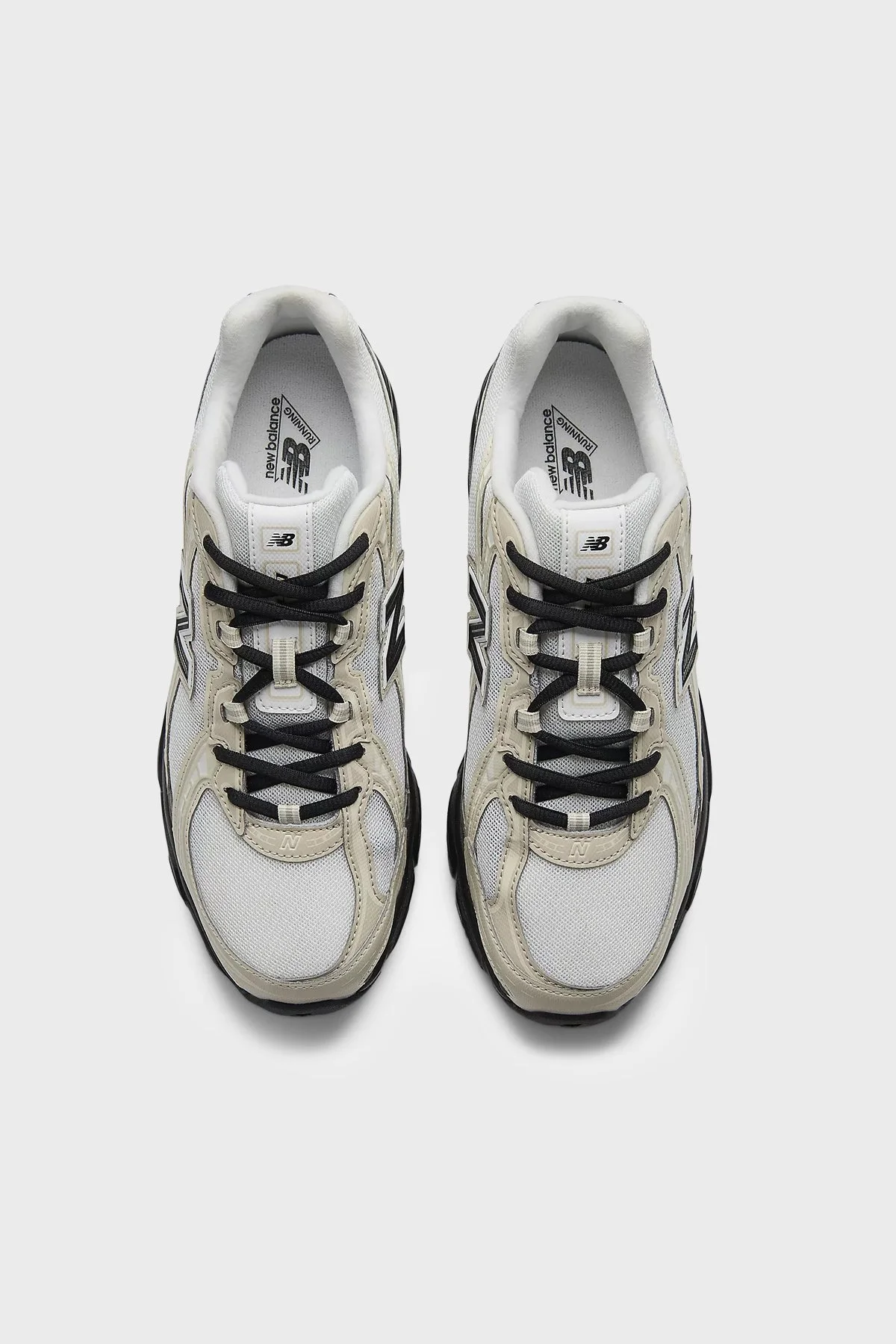 New Balance Logolu Sneaker Unisex Ayakkabı U7404OO Beyaz-bej-siyah - 4