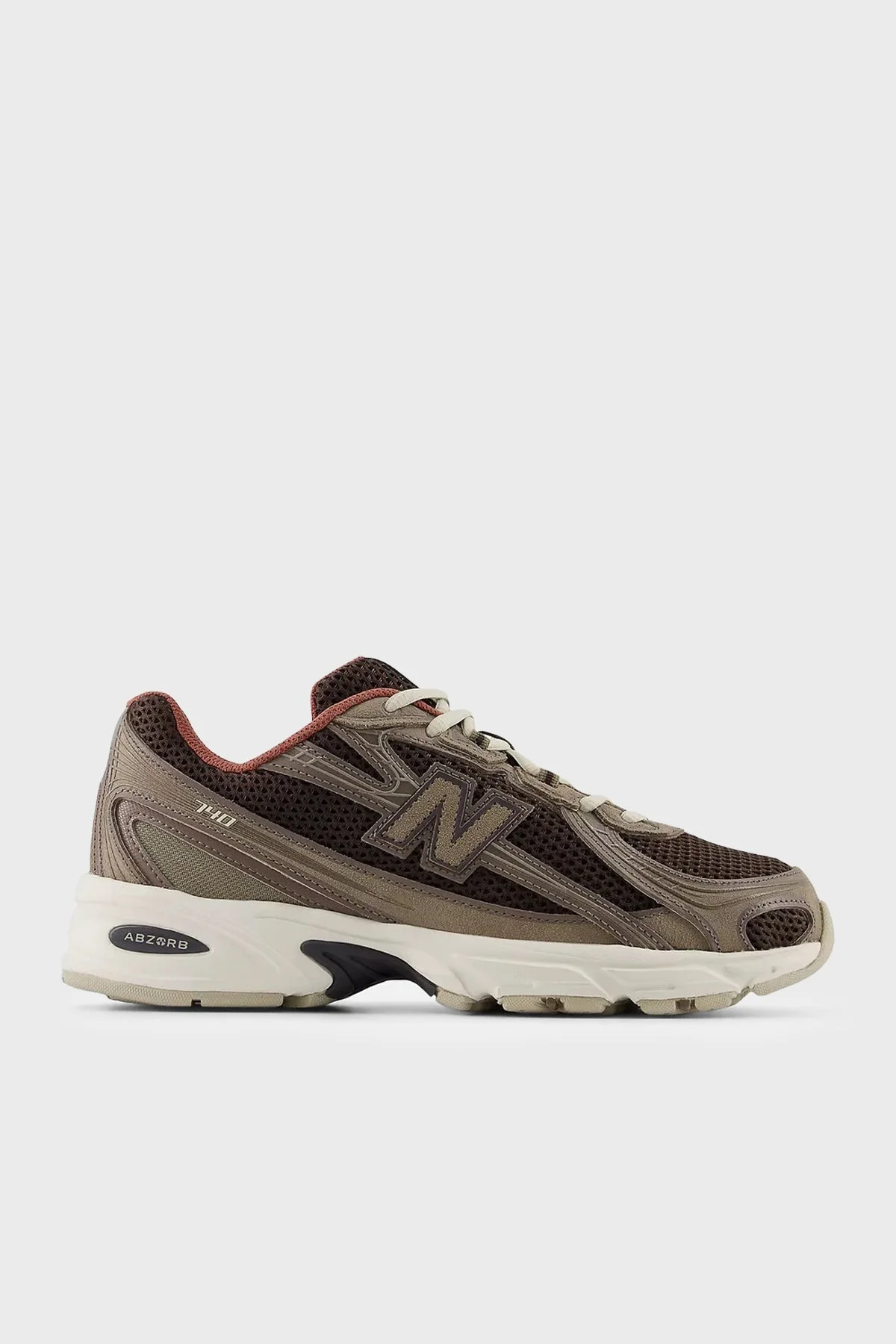 New Balance Logolu Sneaker Unisex Ayakkabı U7407LE Kahve - 1