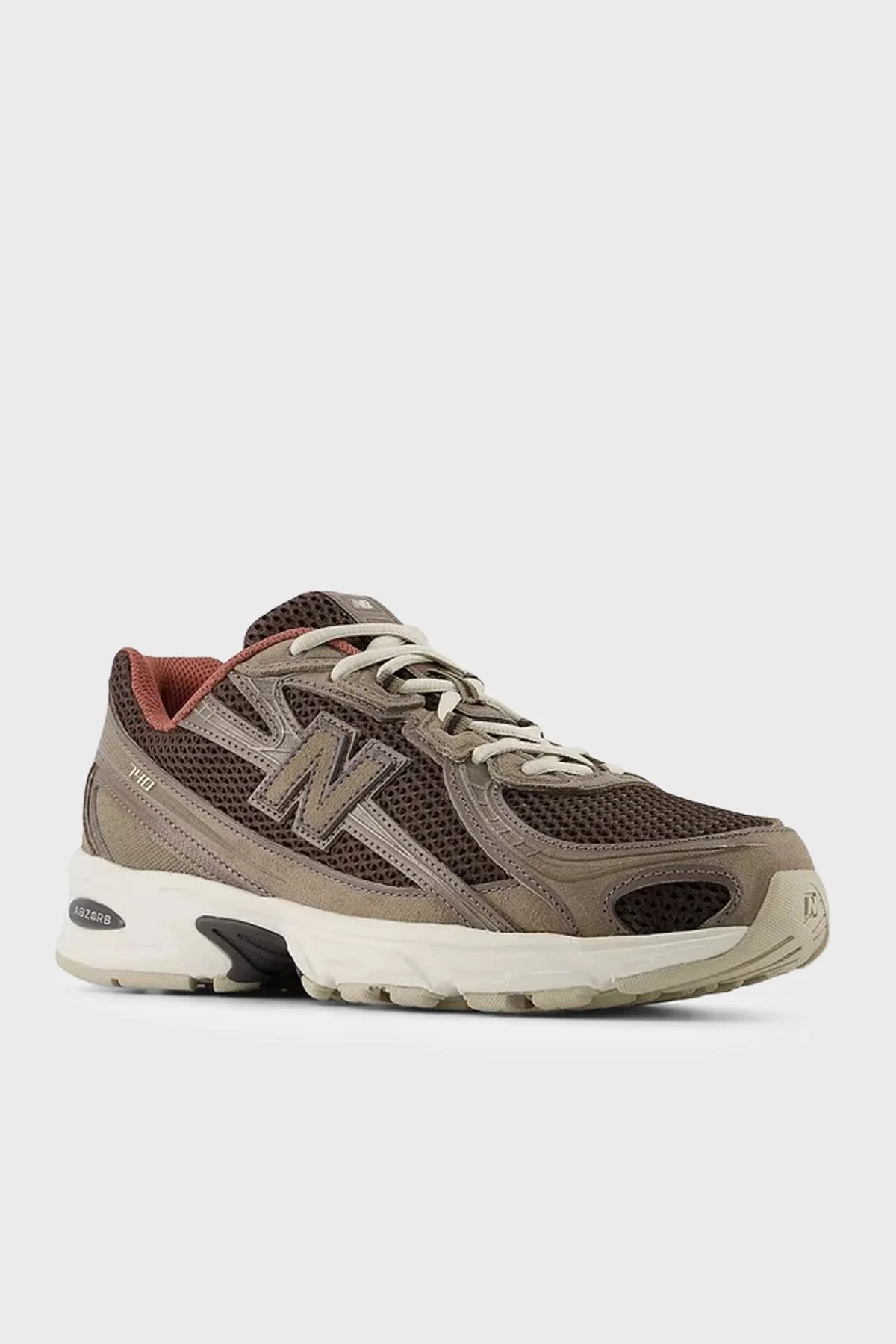 New Balance Logolu Sneaker Unisex Ayakkabı U7407LE Kahve - 5