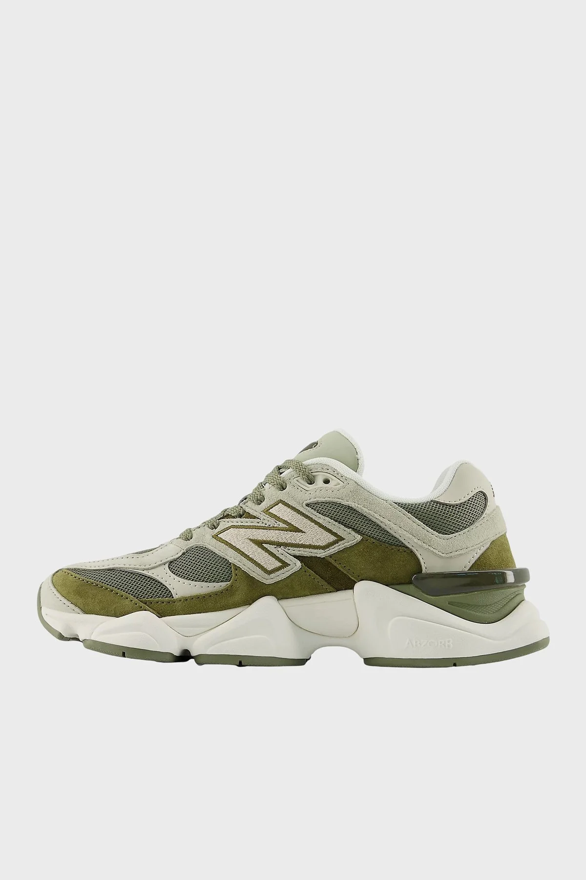 New Balance Logolu Sneaker Unisex Ayakkabı U90604A9 Haki - 2