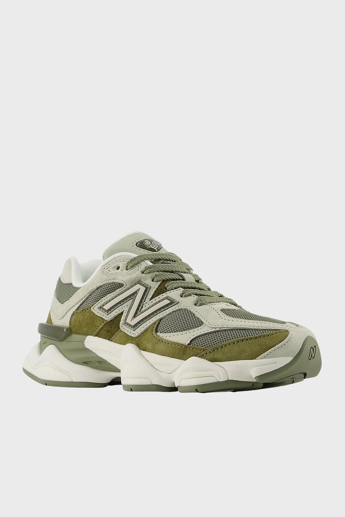 New Balance Logolu Sneaker Unisex Ayakkabı U90604A9 Haki - 4