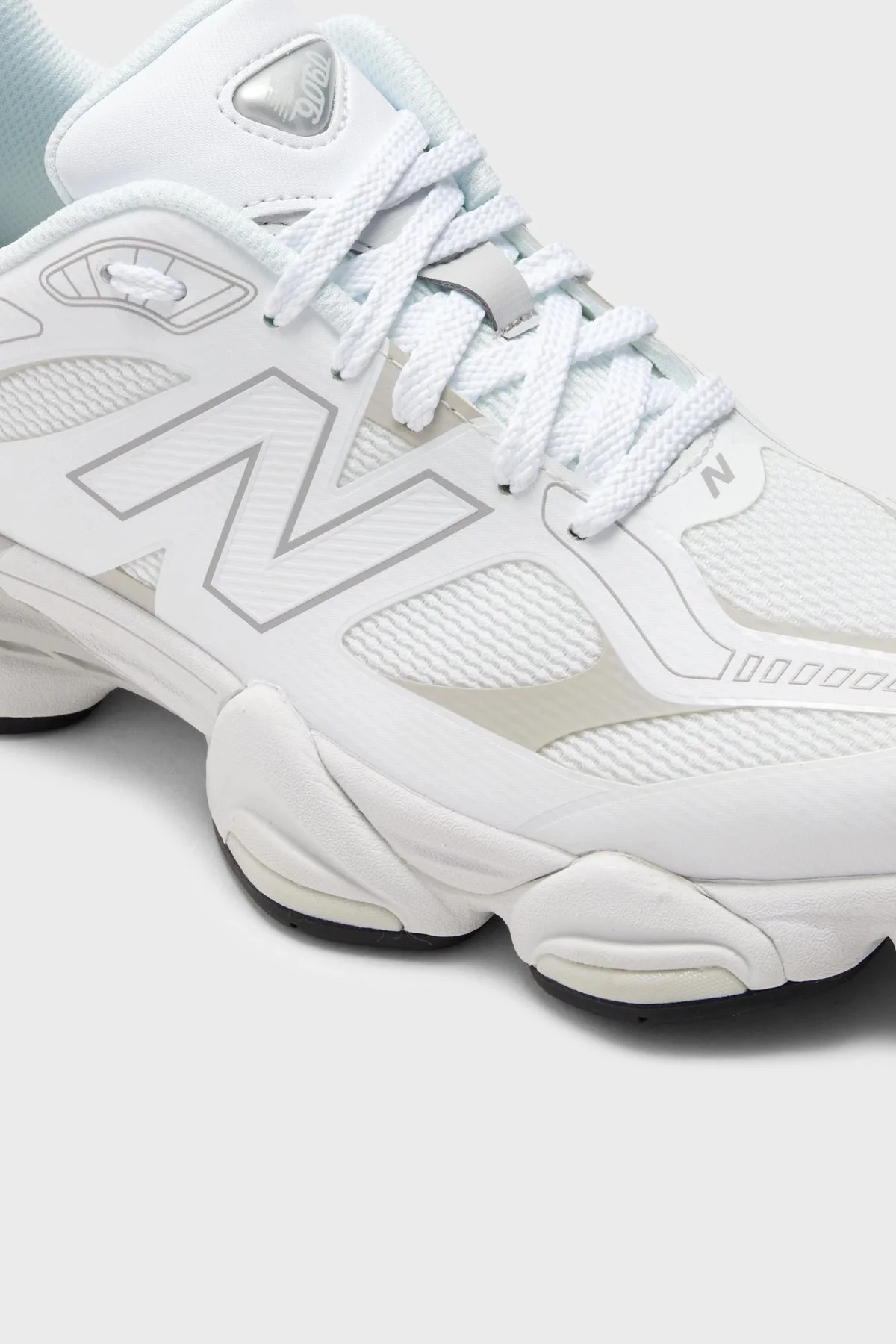 New Balance Logolu Sneaker Unisex Ayakkabı U90608PE BEYAZ-GRİ - 3