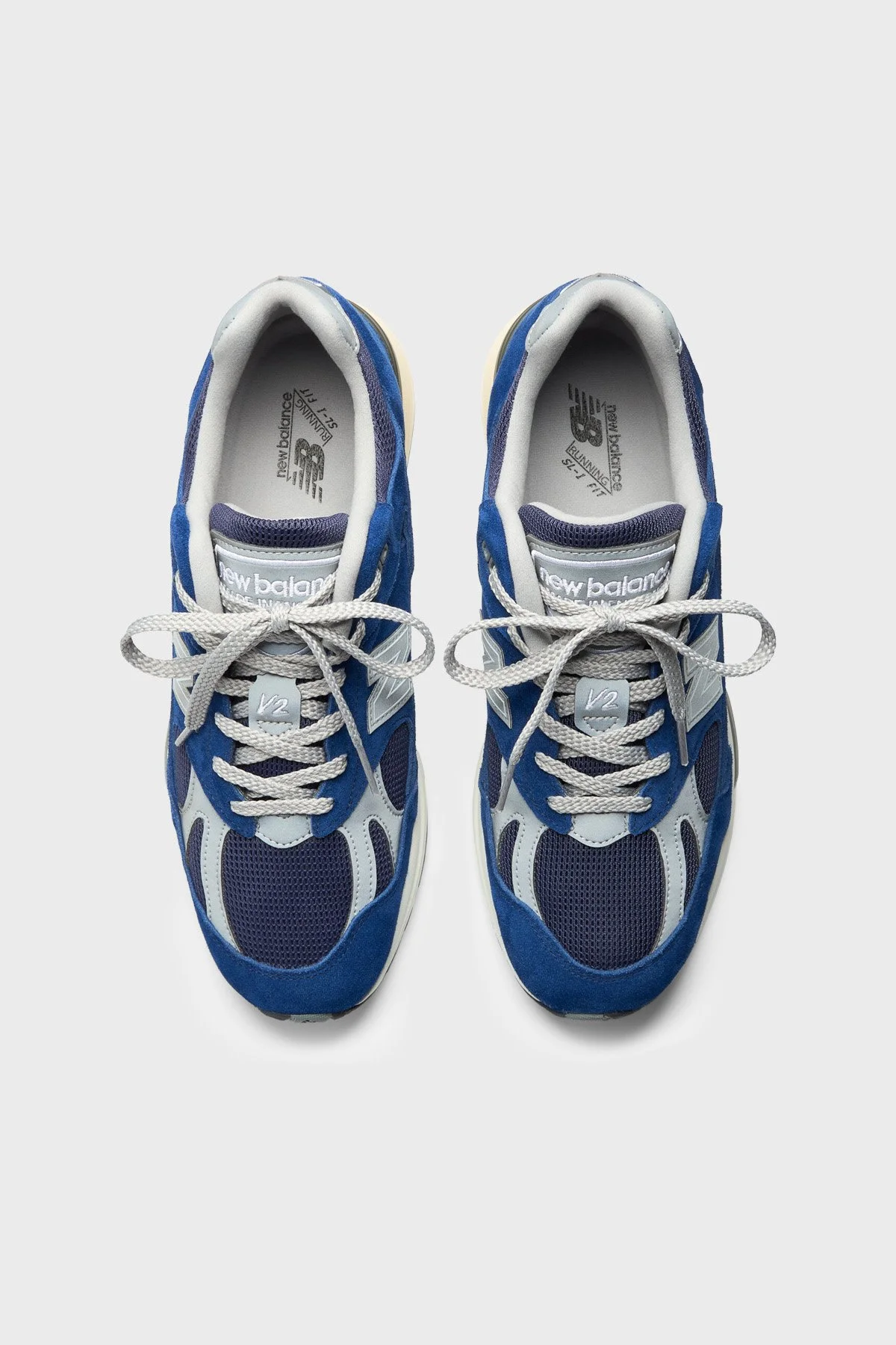 New Balance Logolu Sneaker Erkek Ayakkabı U991VB2 Lacivert - 4