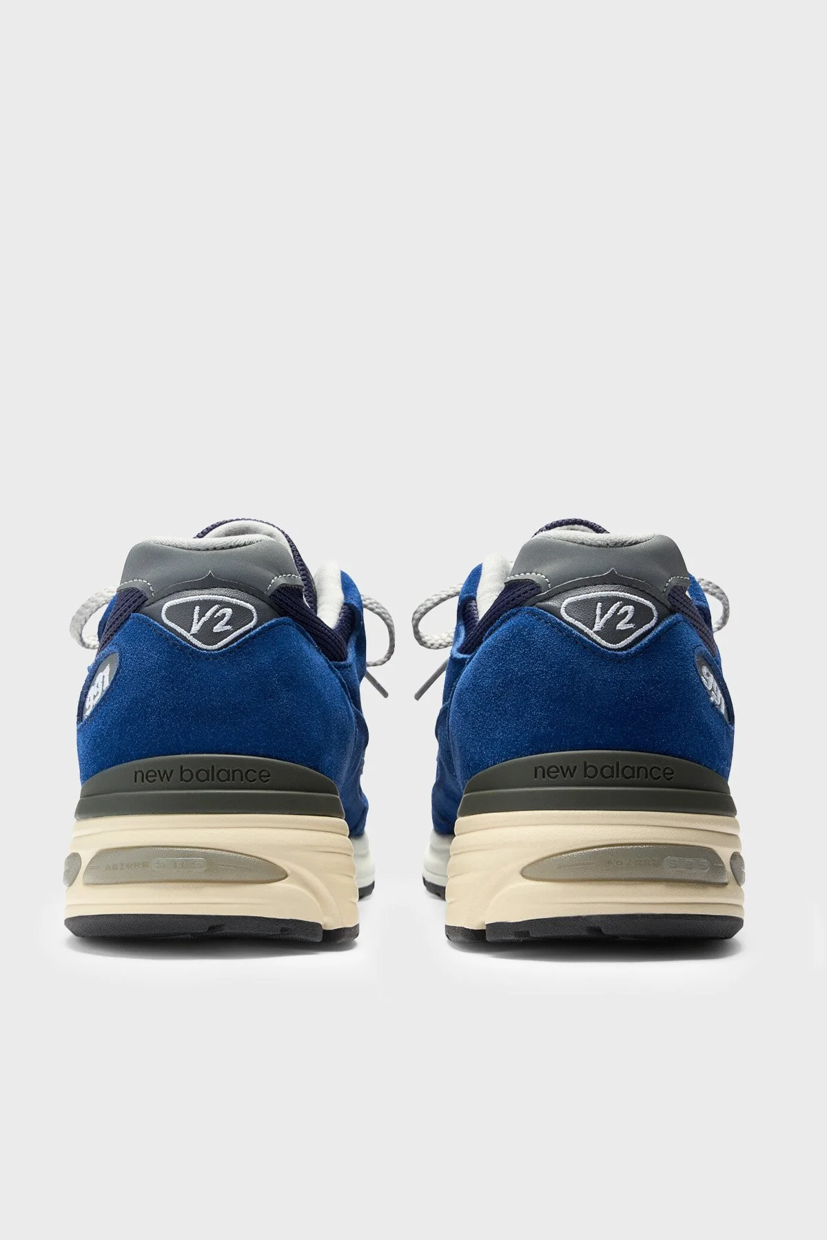 New Balance Logolu Sneaker Erkek Ayakkabı U991VB2 Lacivert - 6