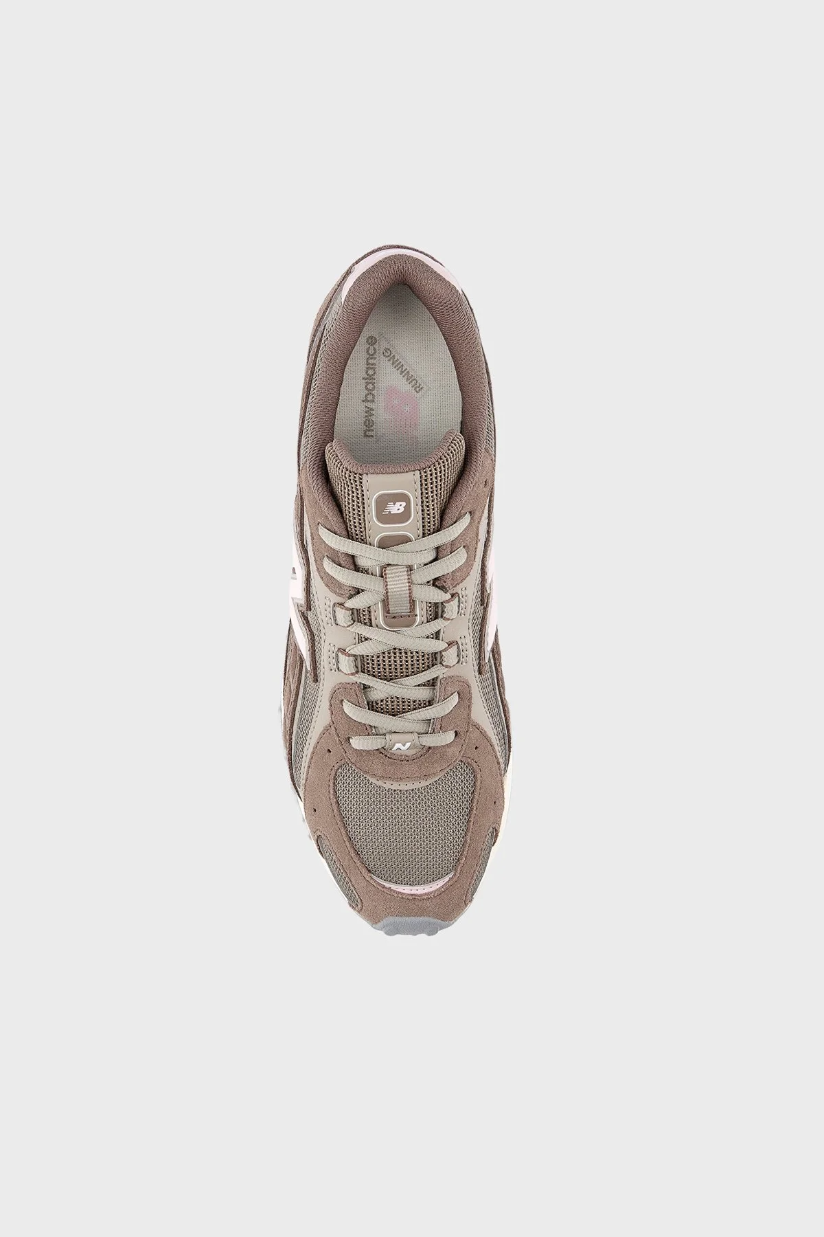 New Balance Logolu Sneaker Unisex Kadın Ayakkabı U204L273 Kahve-açık pembe - 3