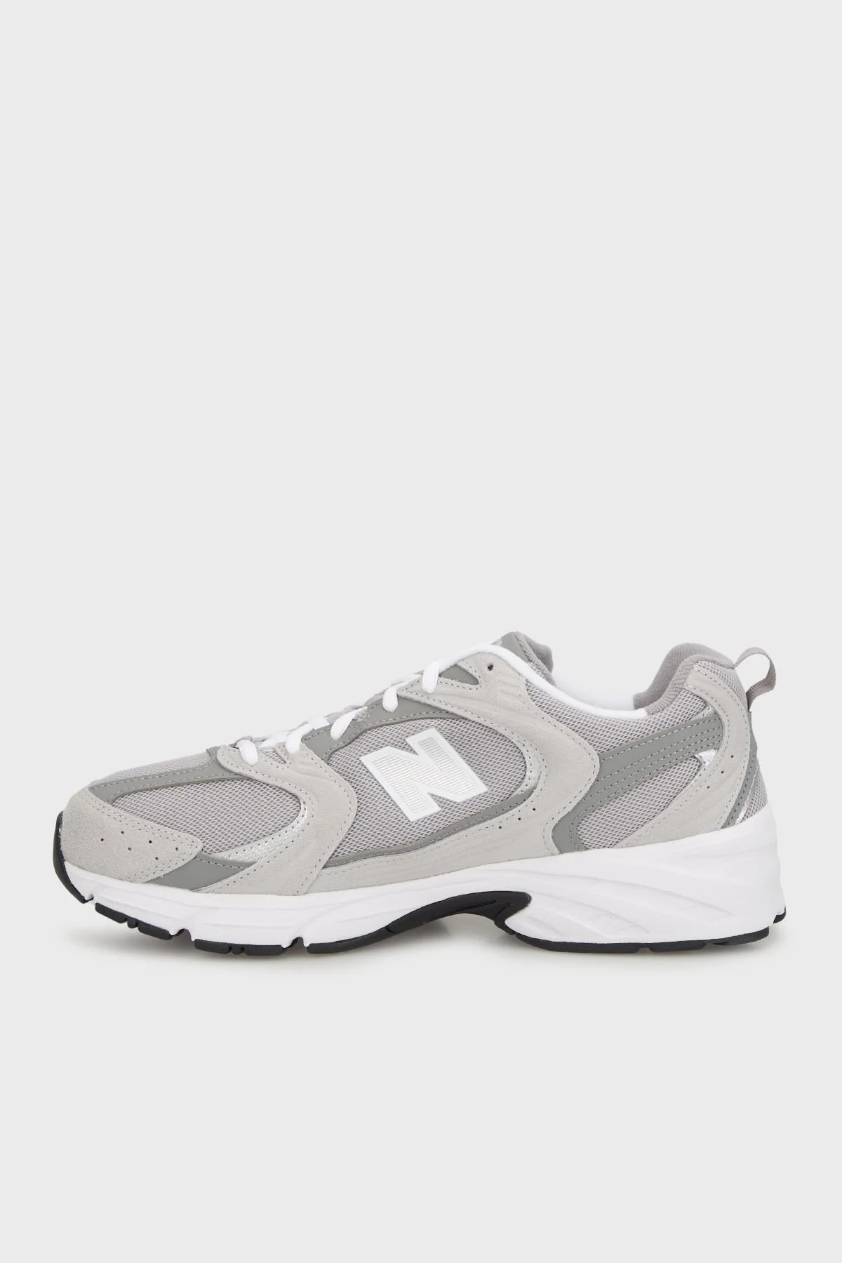 New Balance Logolu Süet Detaylı Sneaker Unisex Ayakkabı MR530CK GRİ - 6