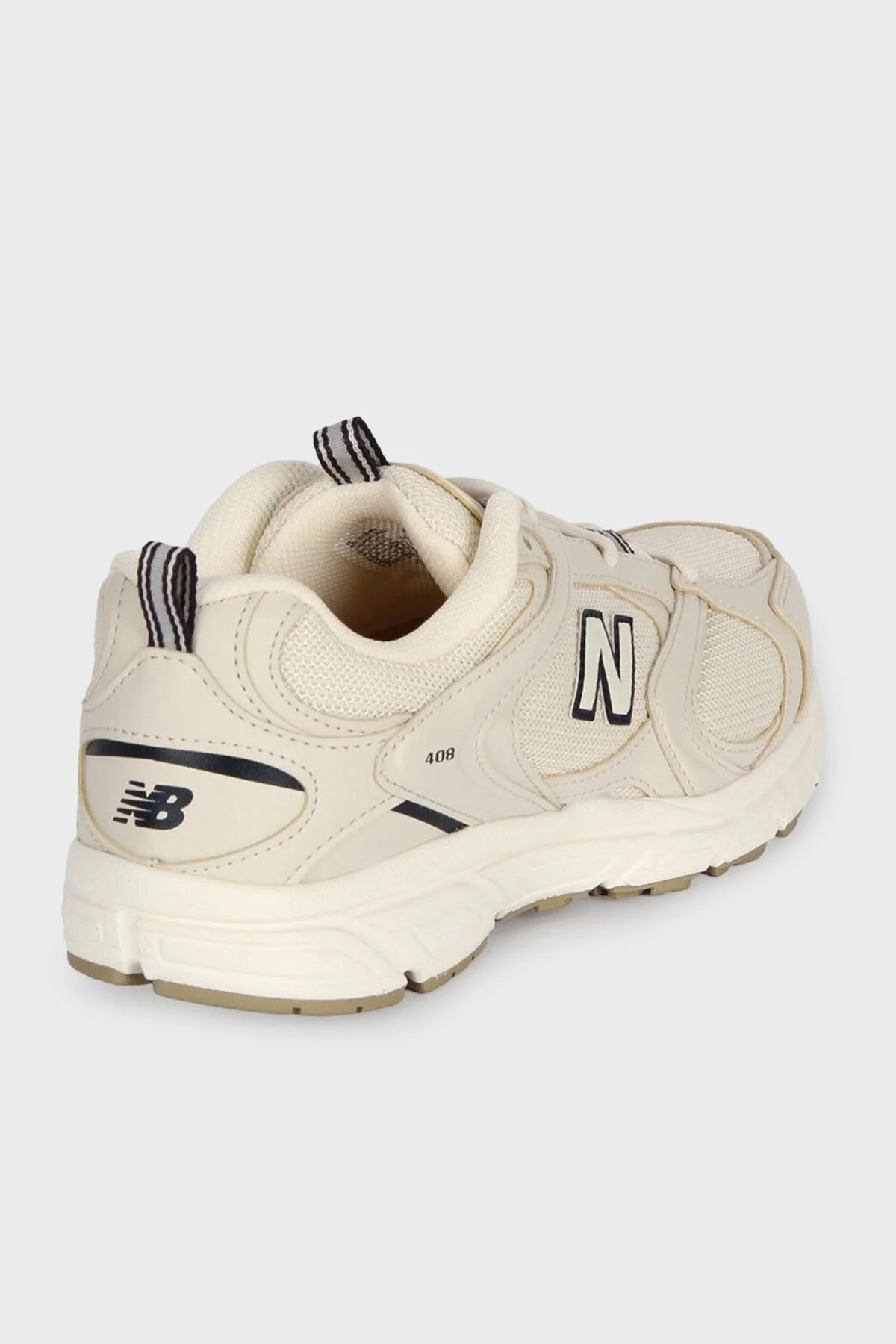 New Balance NB Lifestyle Logolu Bağcıklı Sneaker Unisex Ayakkabı ML408BJ BEJ - 5