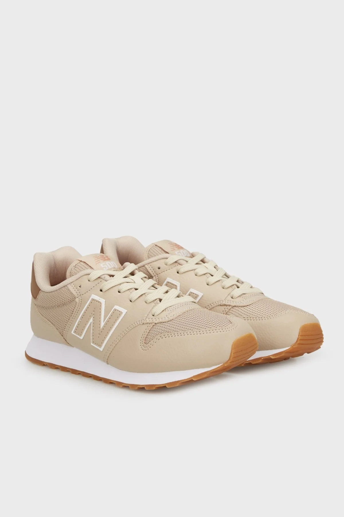 New Balance NB Lifestyle Logolu Sneaker Bayan Ayakkabı GW500BTL BEJ - 3